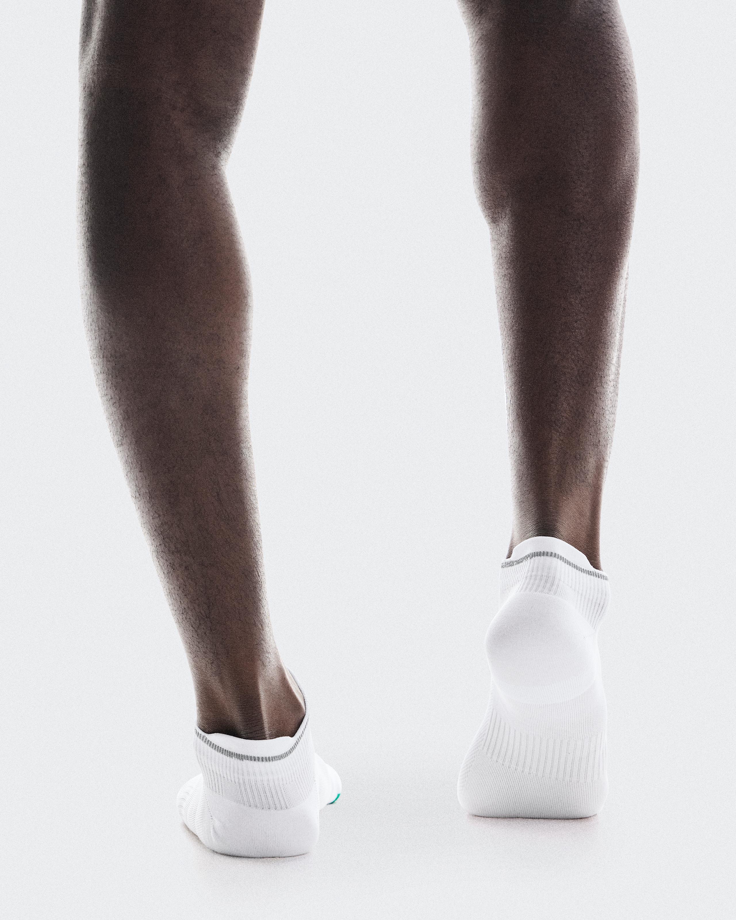 Носки Elite Run Sock Low, белый/слоновая кость — фото 3