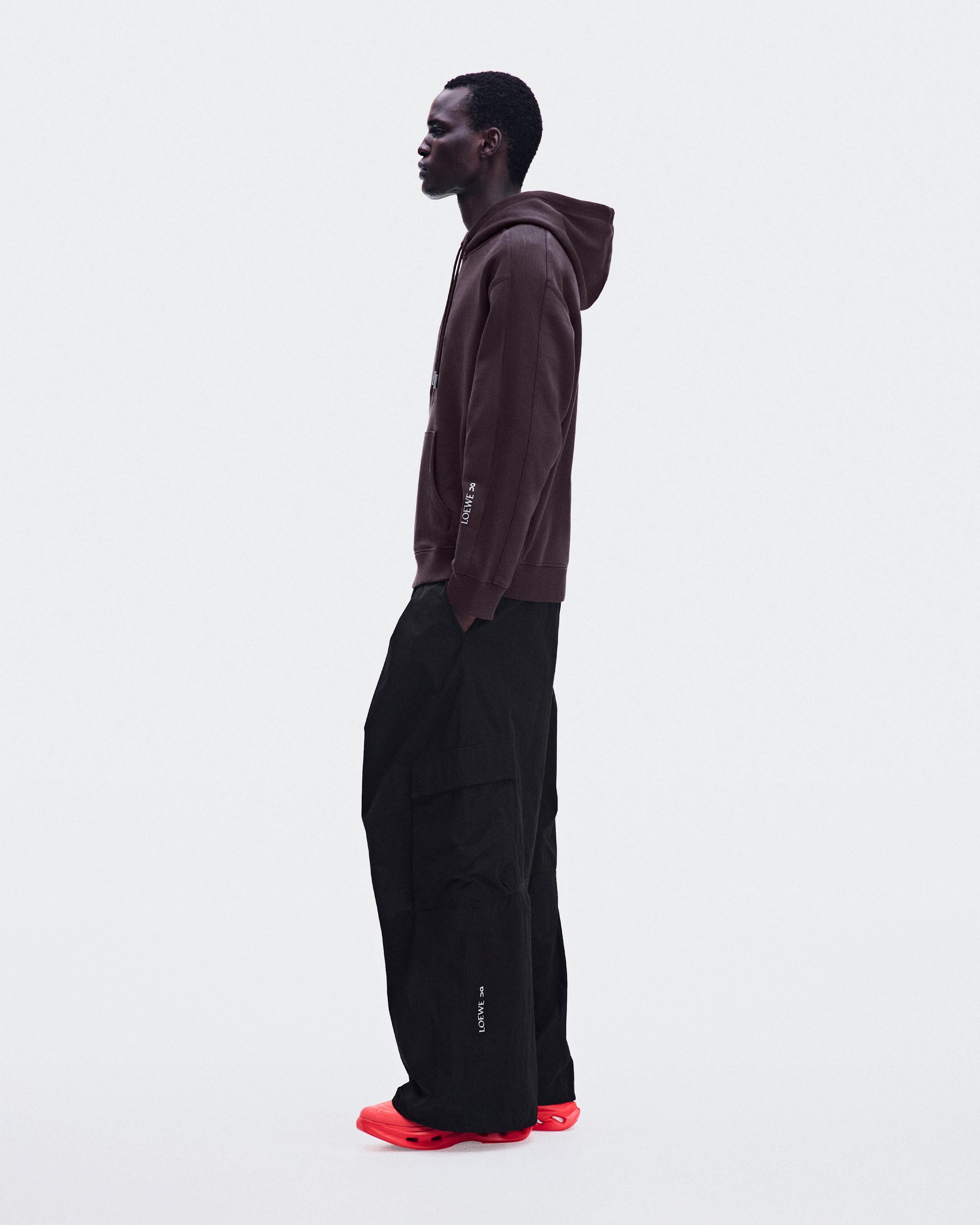 Pleated Cargo Trousers LOEWE Black