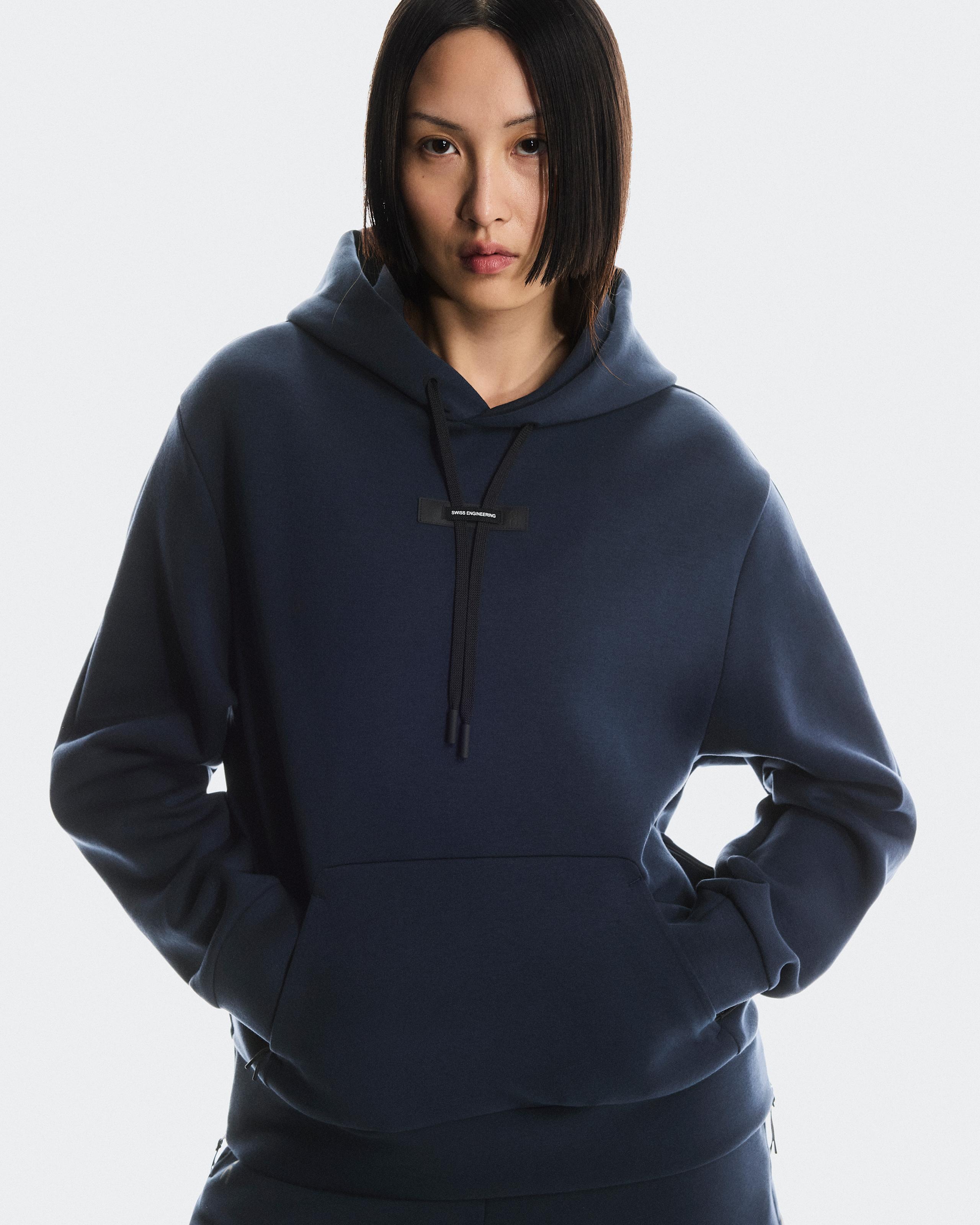 Женское худи On Focus Tech Hoodie, Navy — фото 3