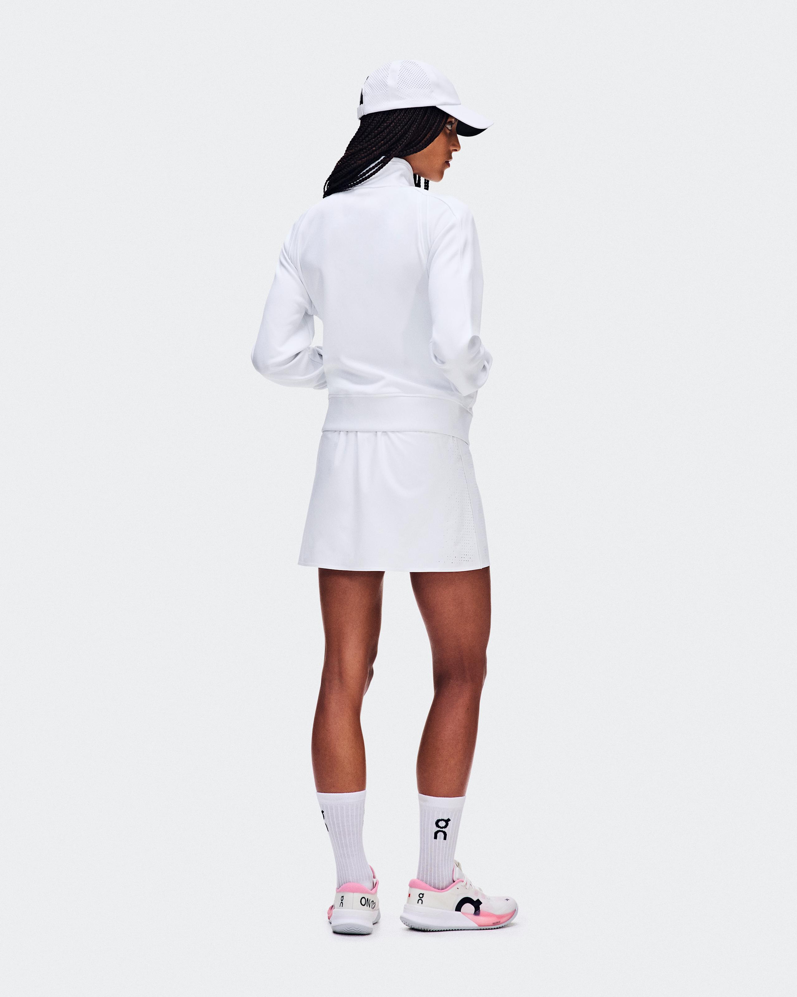 Женская куртка On Courtside Full Zip LDN, White — фото 3