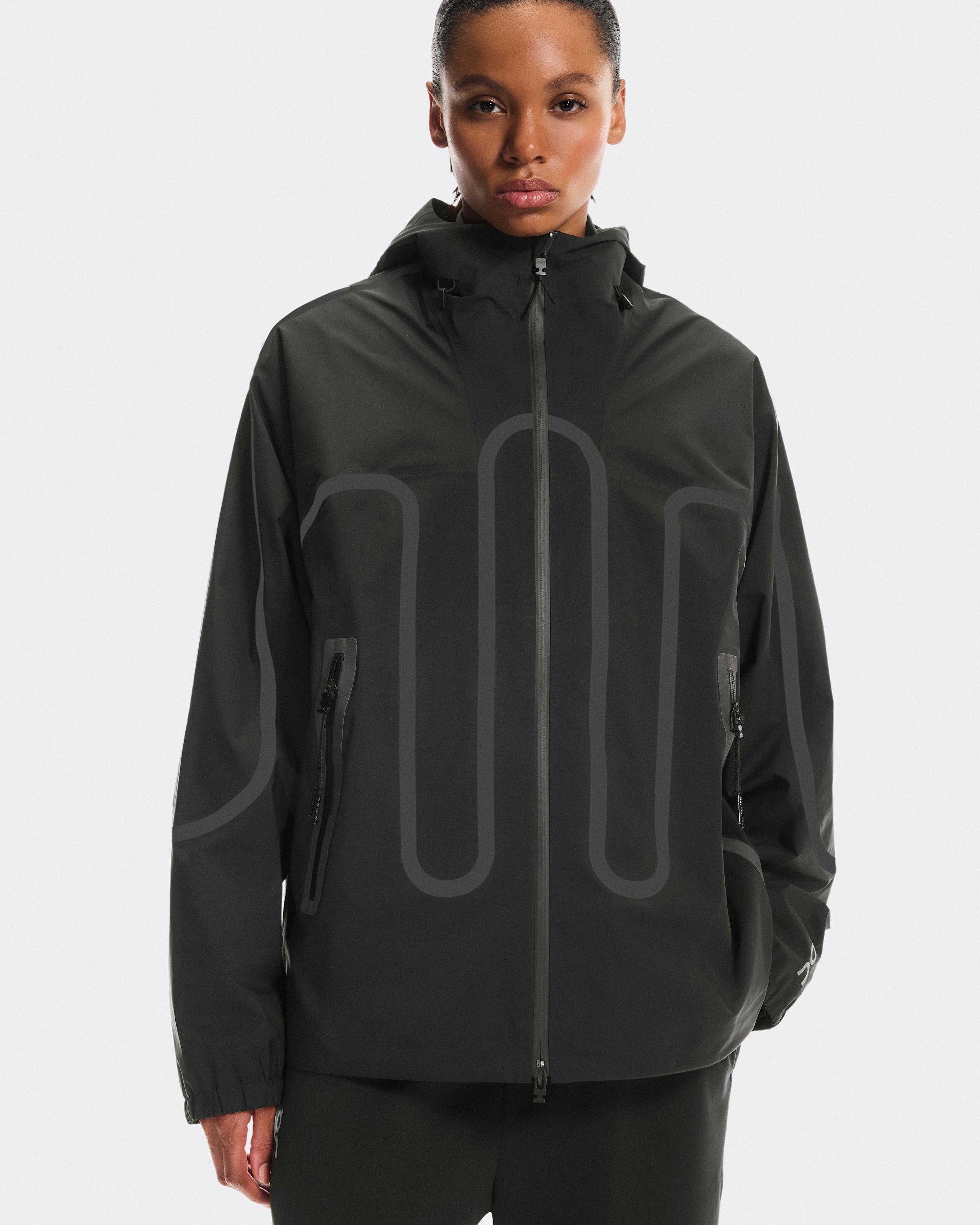 Куртка On Waterproof Jacket IKON, Black — фото 4