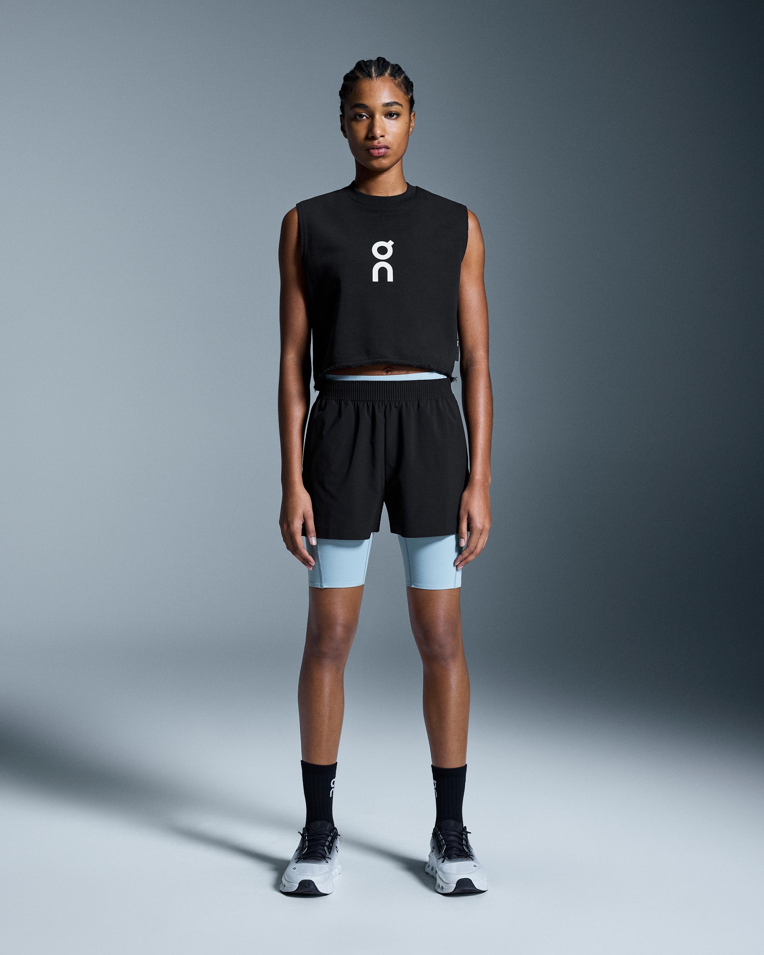 Club Crew Crop Black