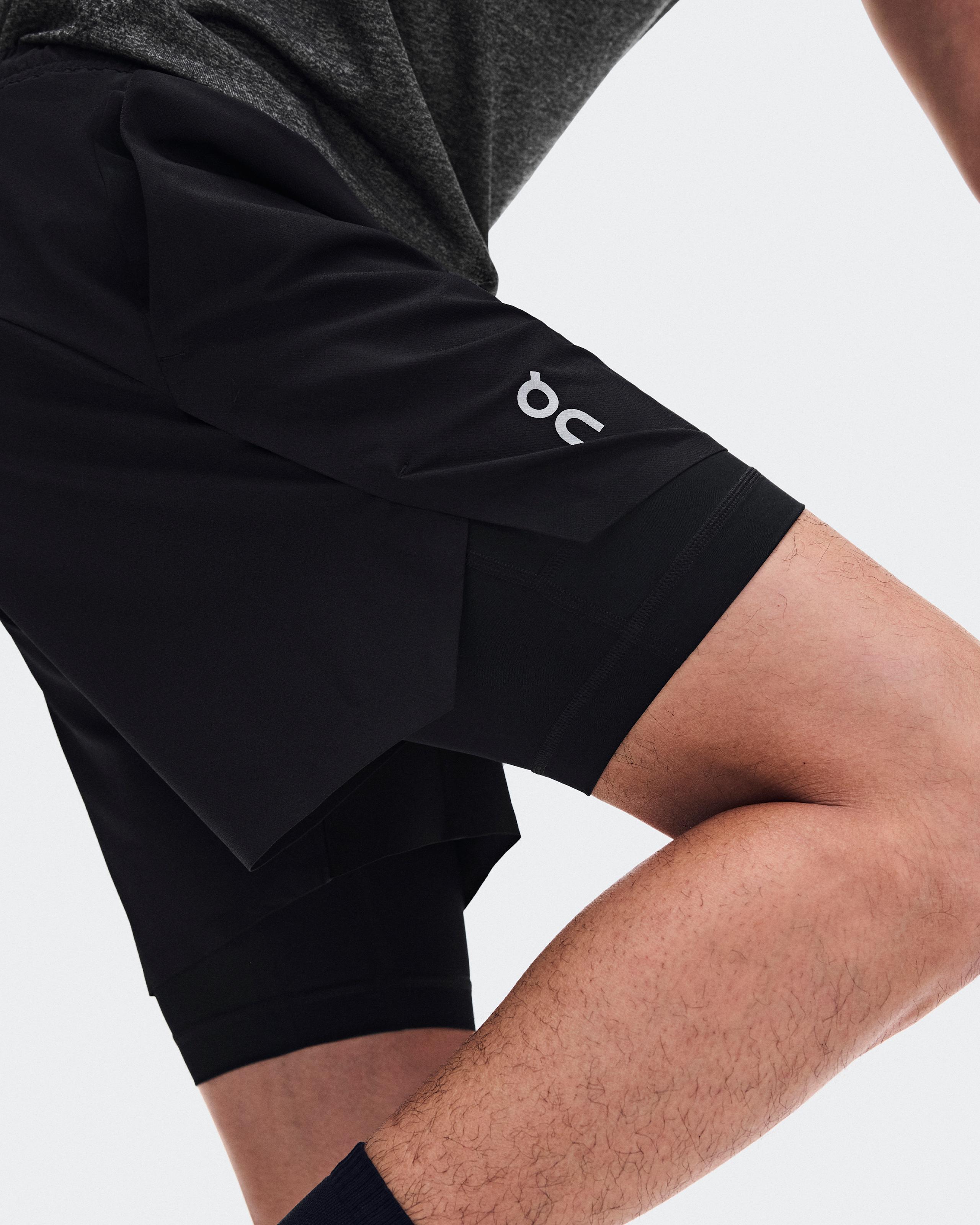 Мужские шорты Train 2-in-1 Shorts (чёрный) — фото 2
