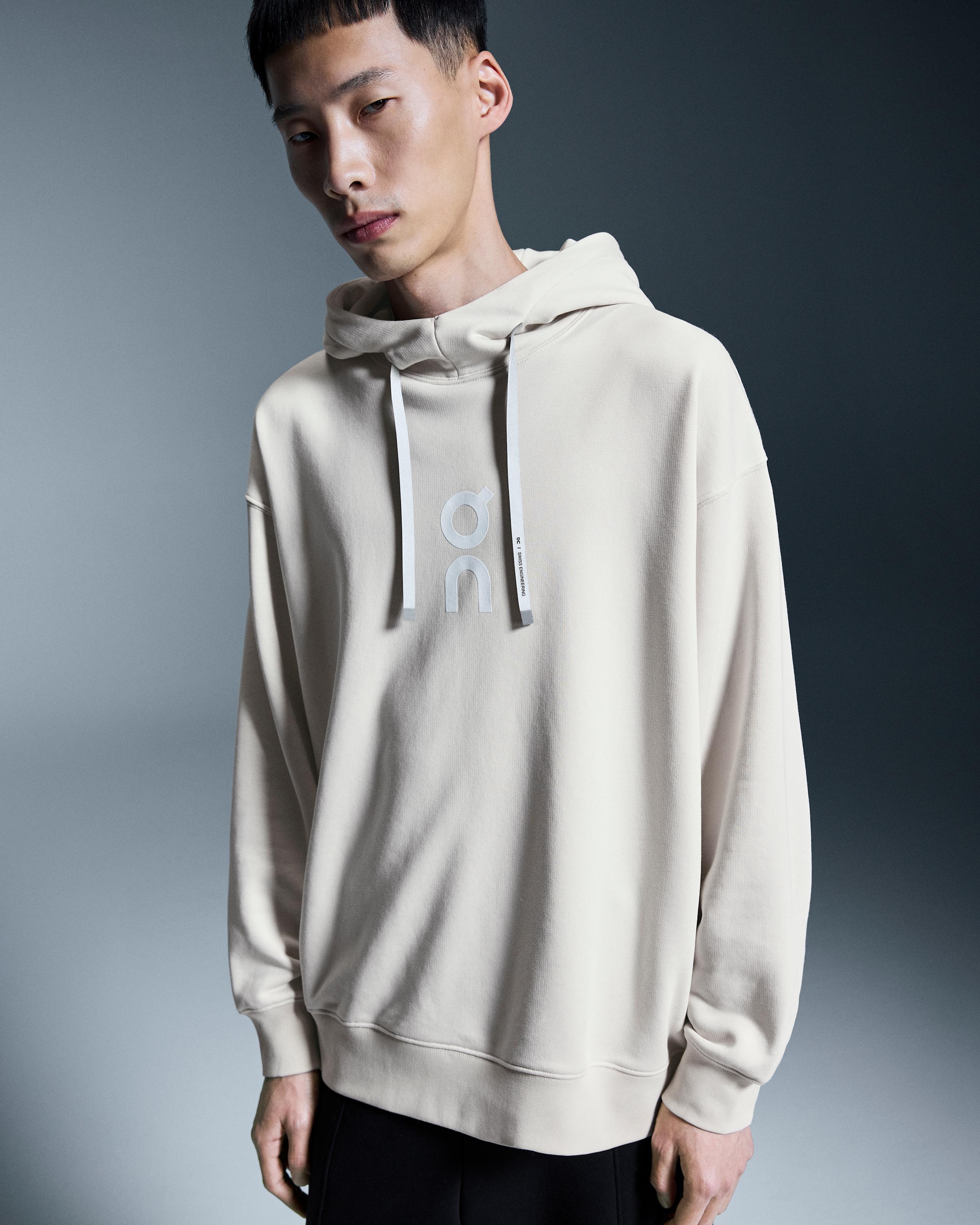 Мужское худи On Club Hoodie, Silver — фото 3