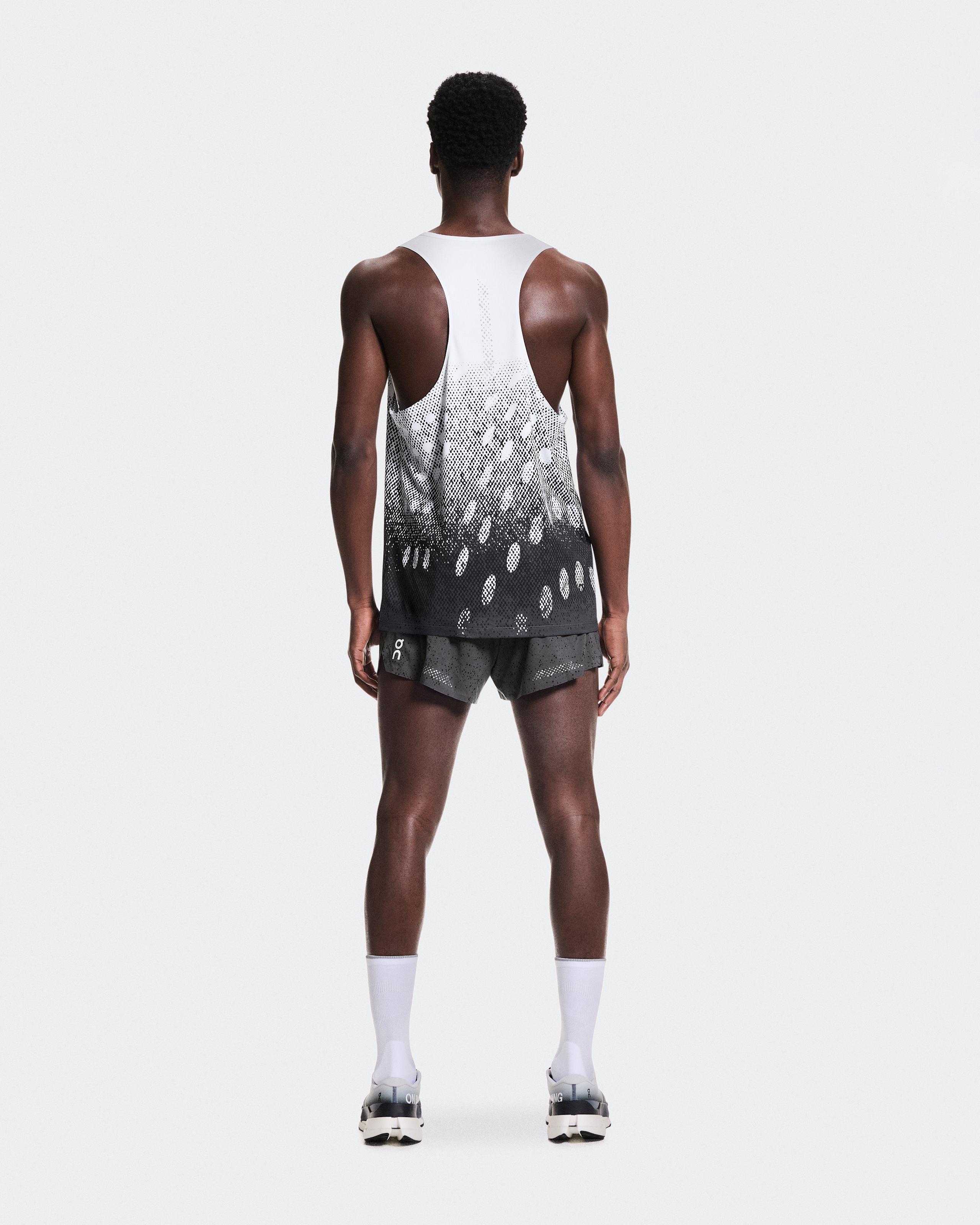 Мужская майка On Zero Singlet, White / Iron — фото 2