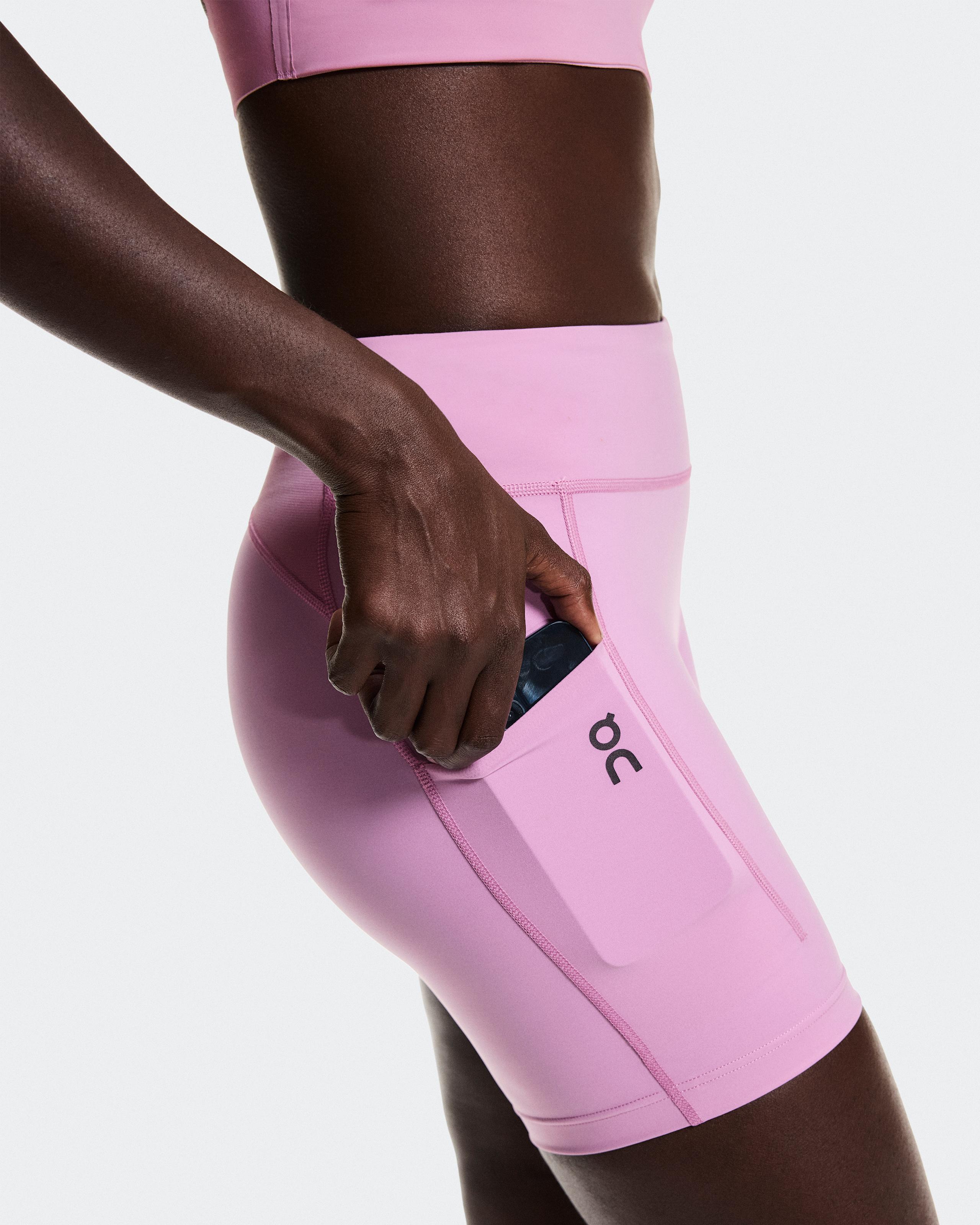 Женские тайтсы On Performance Tights Short, Sakura — фото 6