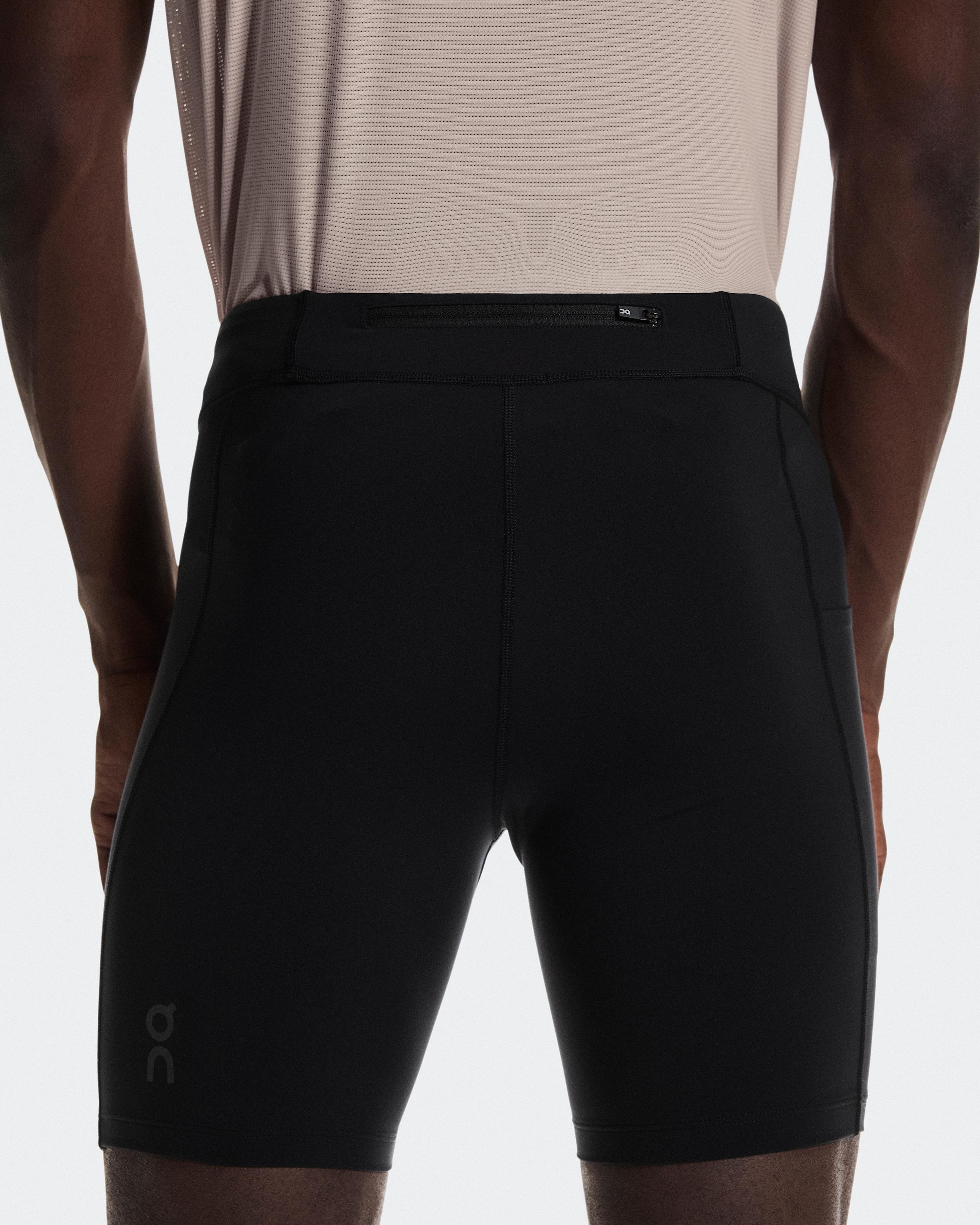 Тайтсы-шорты мужские On 8" Performance Tights, цвет чёрный (Black) — фото 5