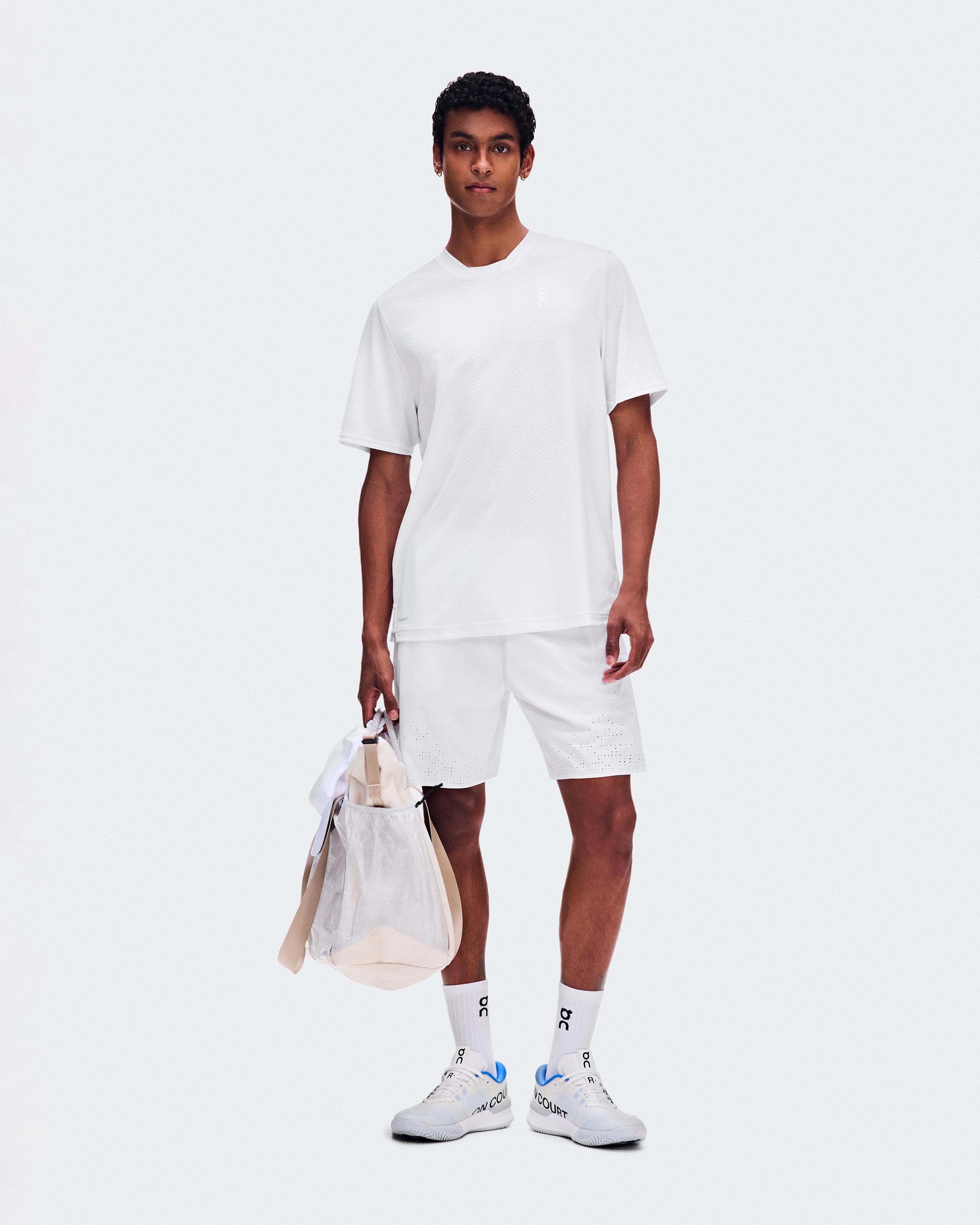 7" Court Shorts LDN White