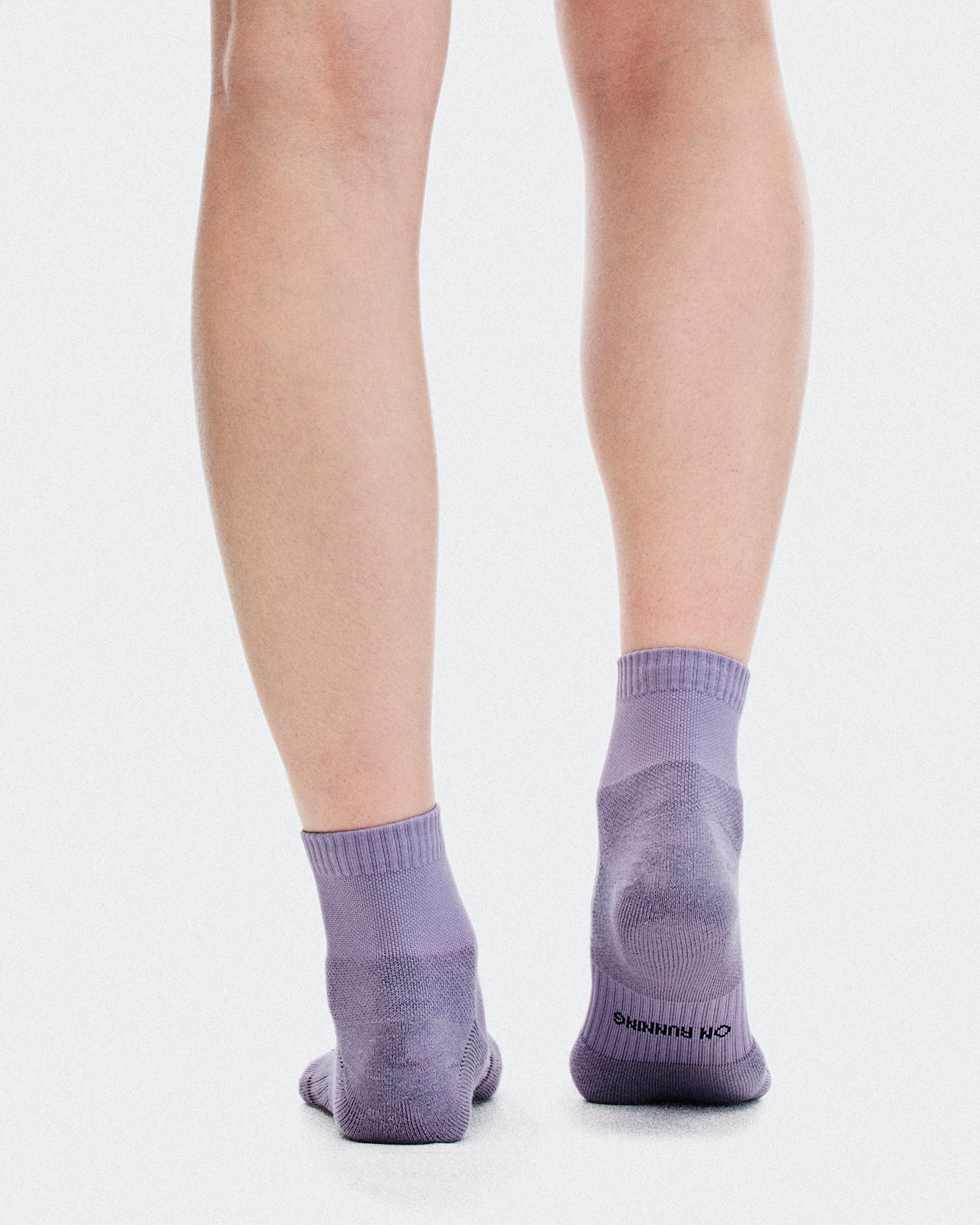 Носки On Core Run Sock Mid 2P, Foxglove / Mallow — фото 3