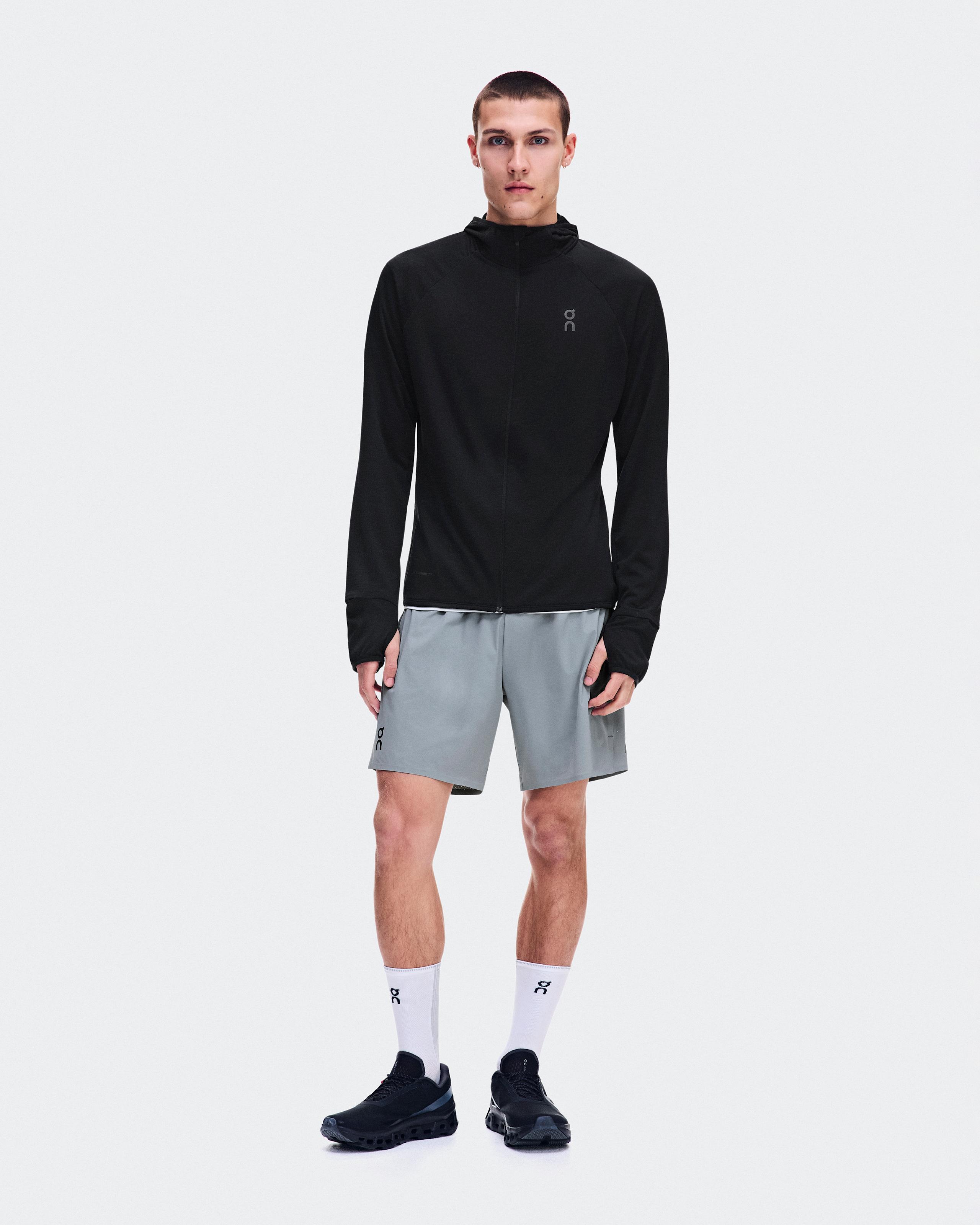 Climate Zip Hoodie Black