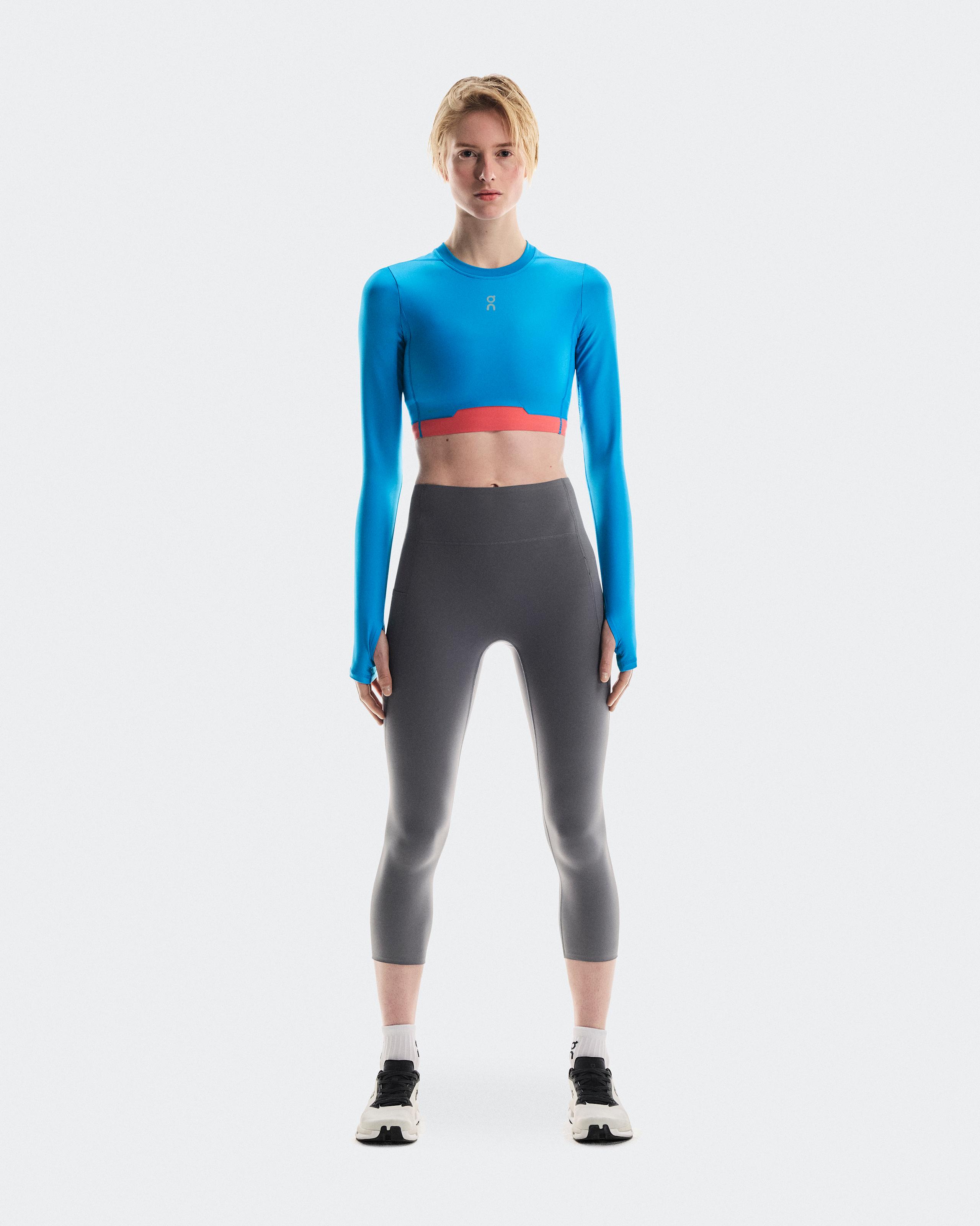 Train Long Sleeve Crop Malibu
