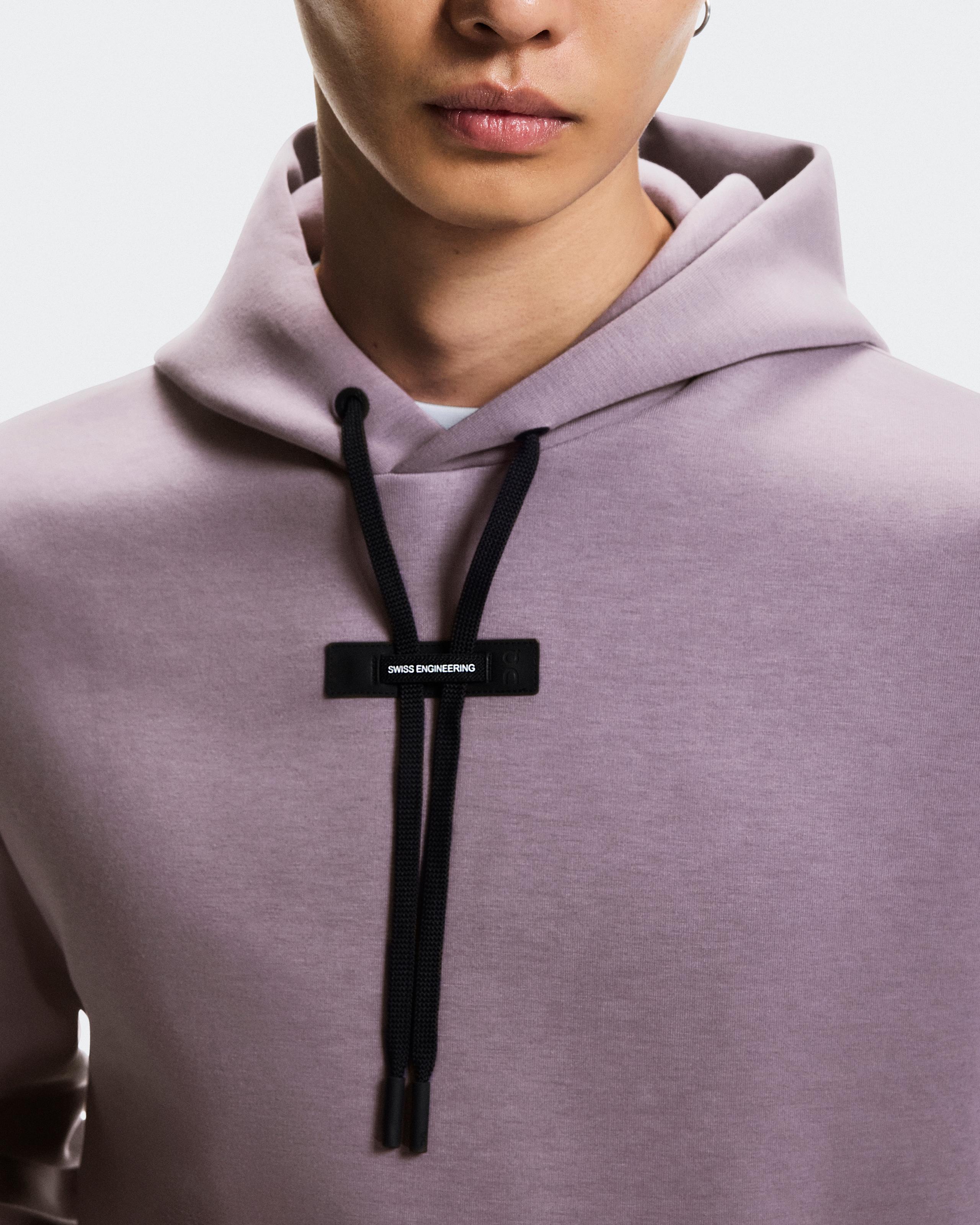 Мужское худи On Focus Tech Hoodie, Dewberry — фото 4