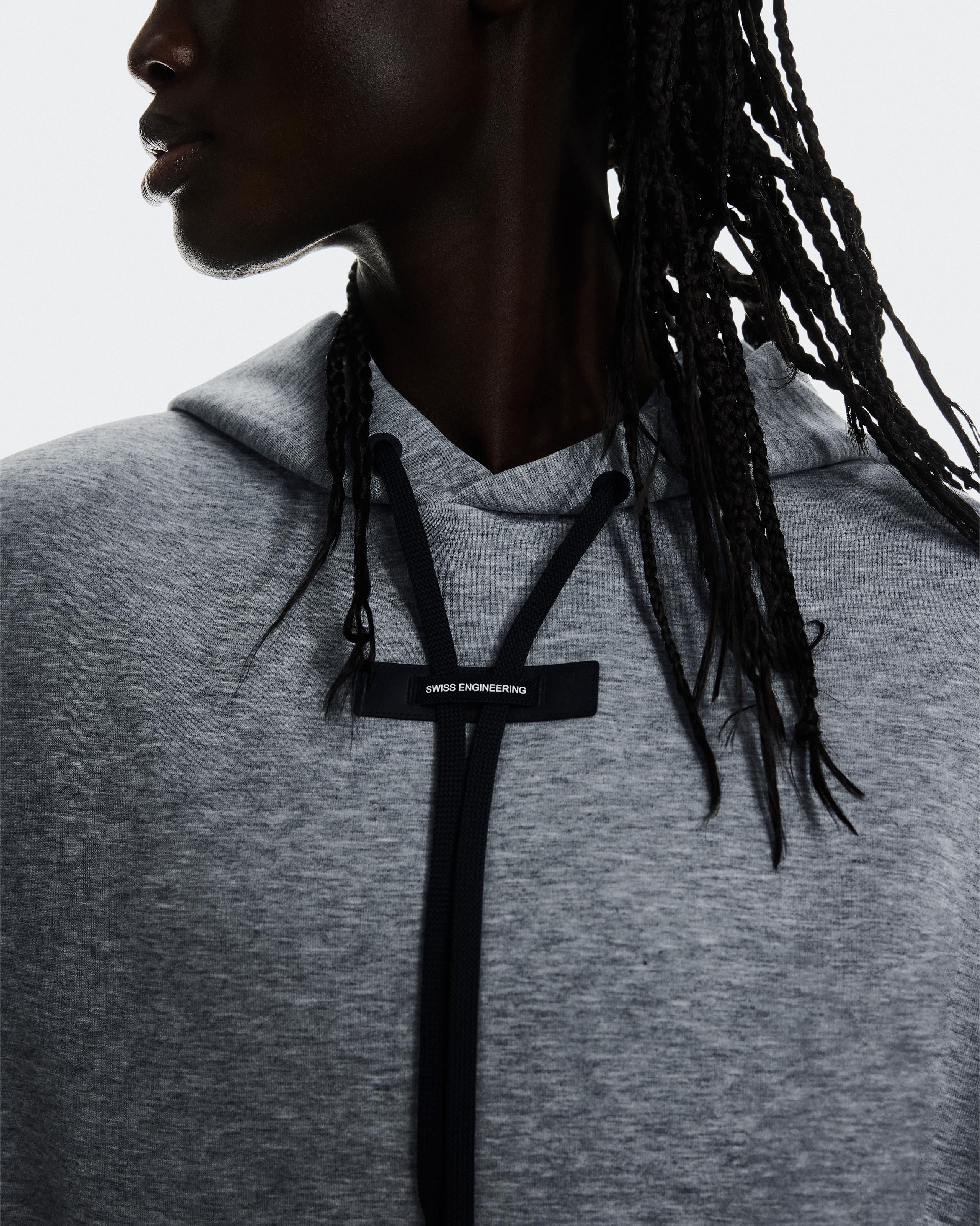 Женское худи On Focus Tech Hoodie, Basalt — фото 5