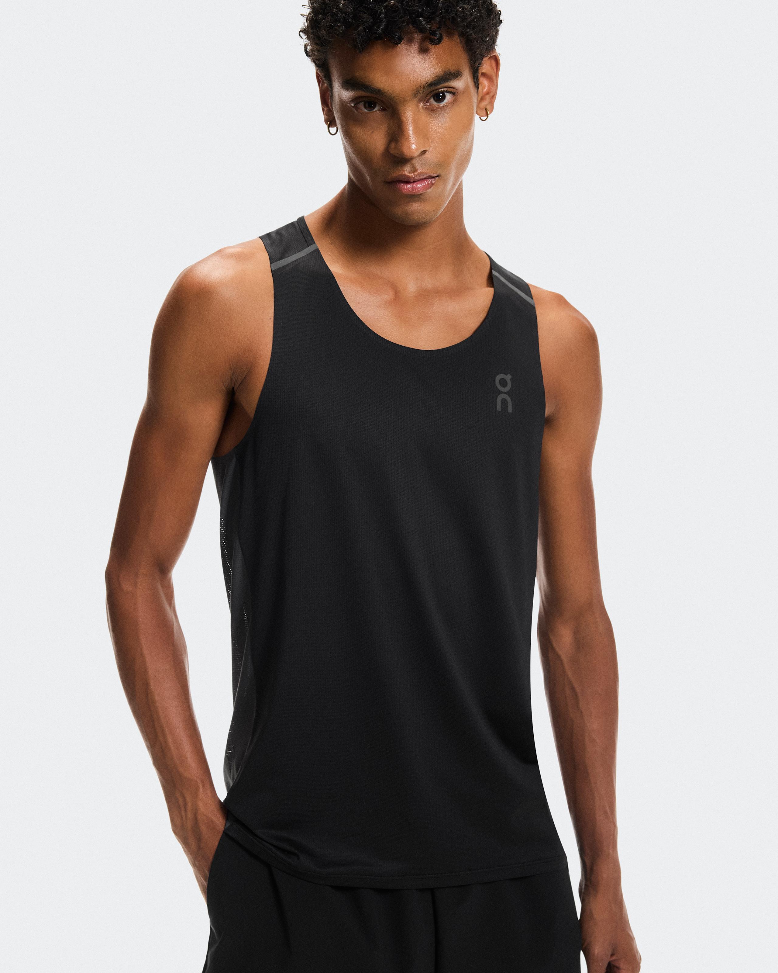 Мужская майка On Performance Tank, Black / Eclipse — фото 3