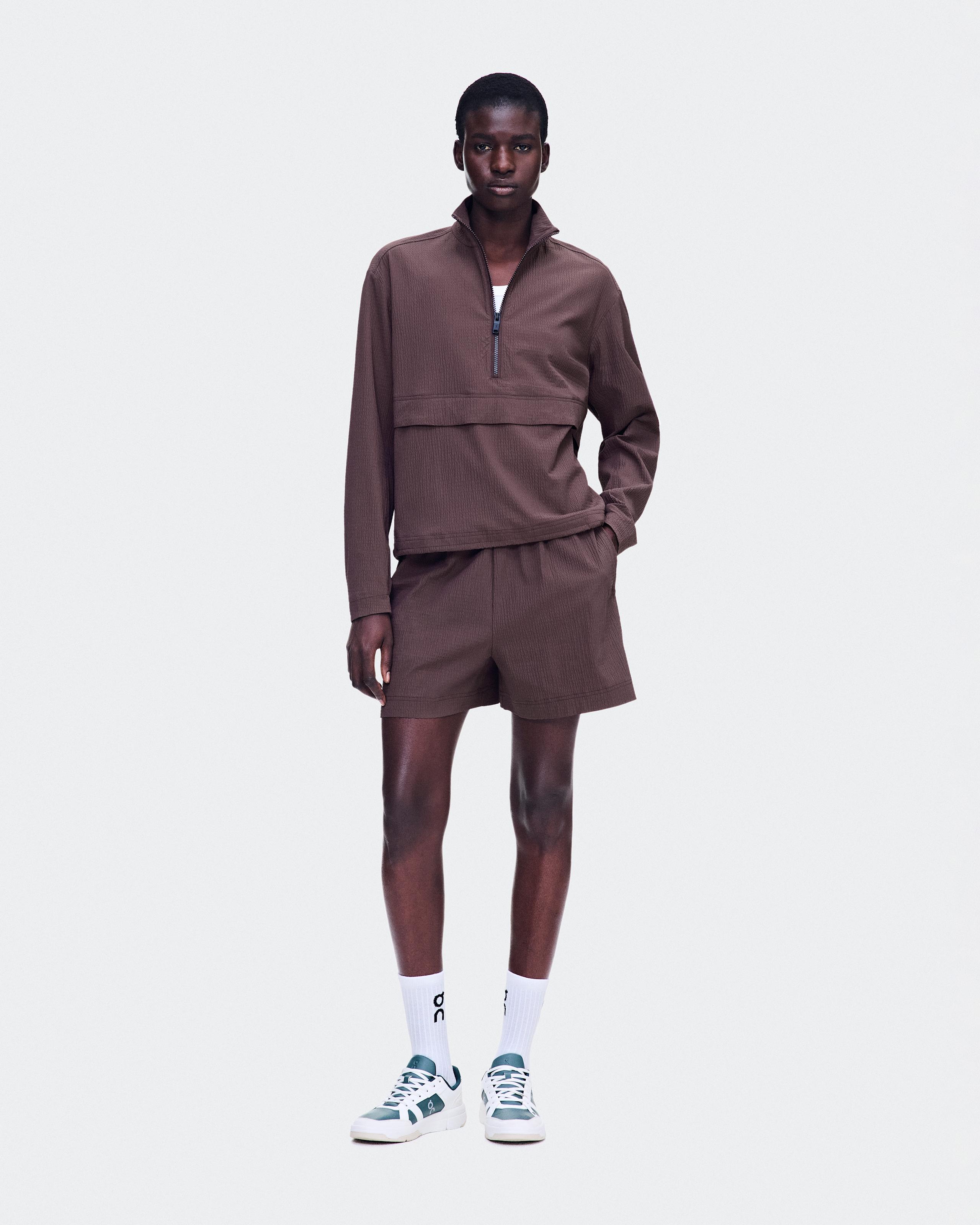 Courtside 1/2 Zip Eaze Mulberry