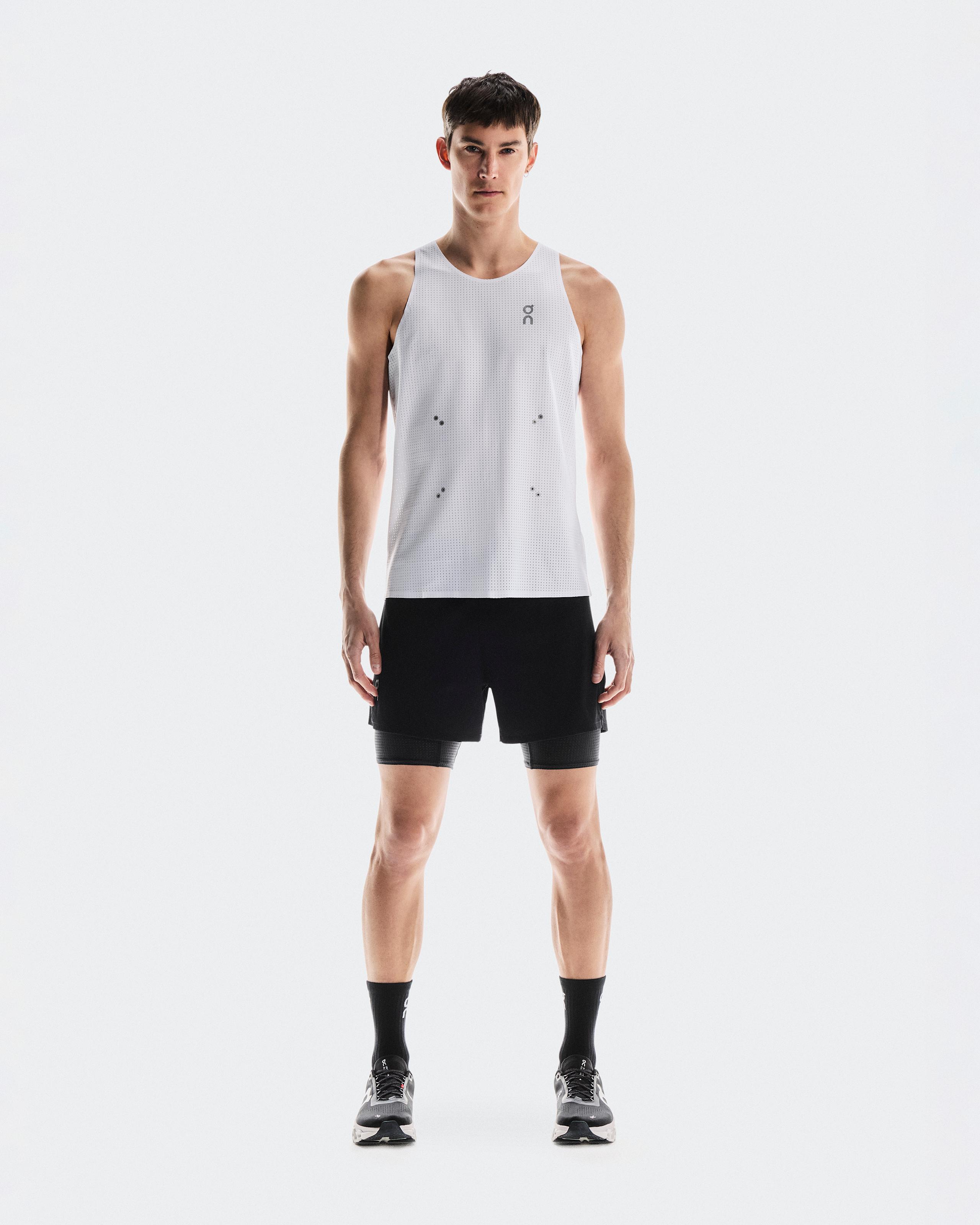 Мужская майка On Pace Tank, White — фото 1