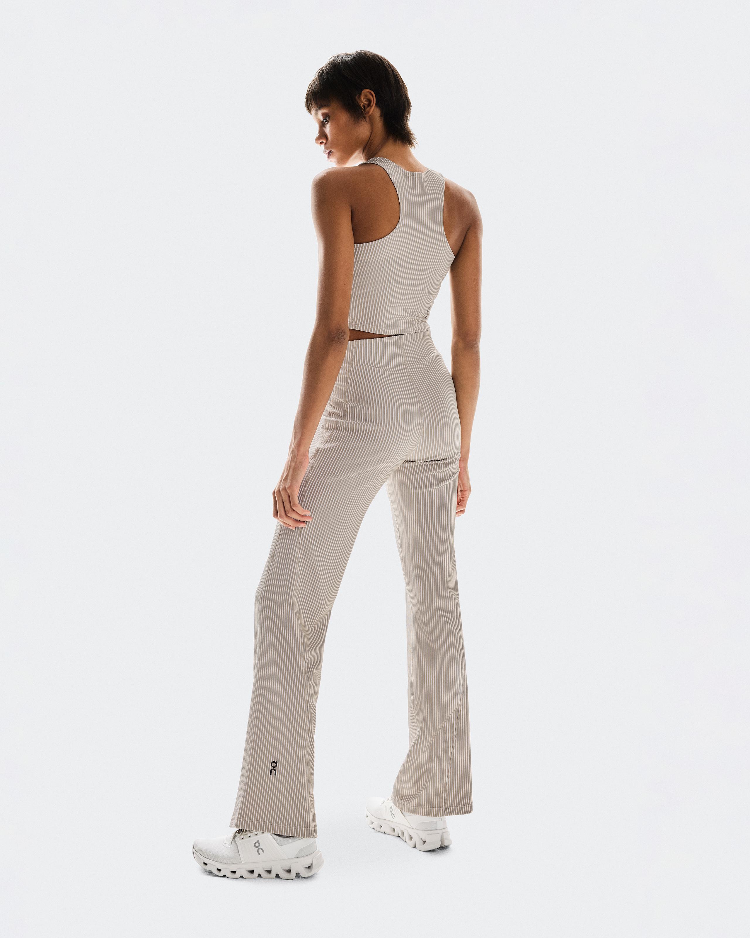 Брюки женские On All-Day Ribbed Pants (песочный/белый) — фото 6