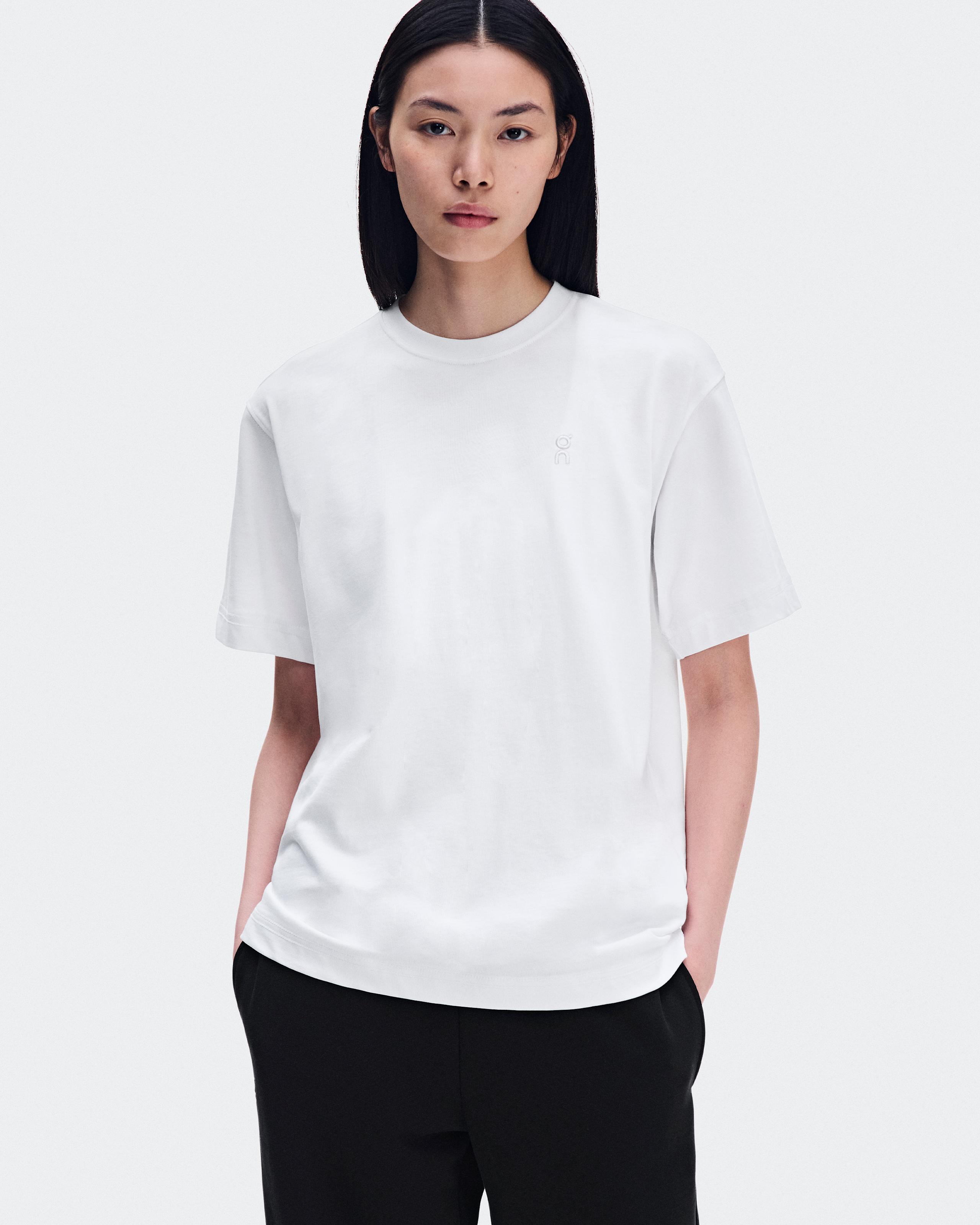 Женская футболка On Club Collective-T Runner, White — фото 4