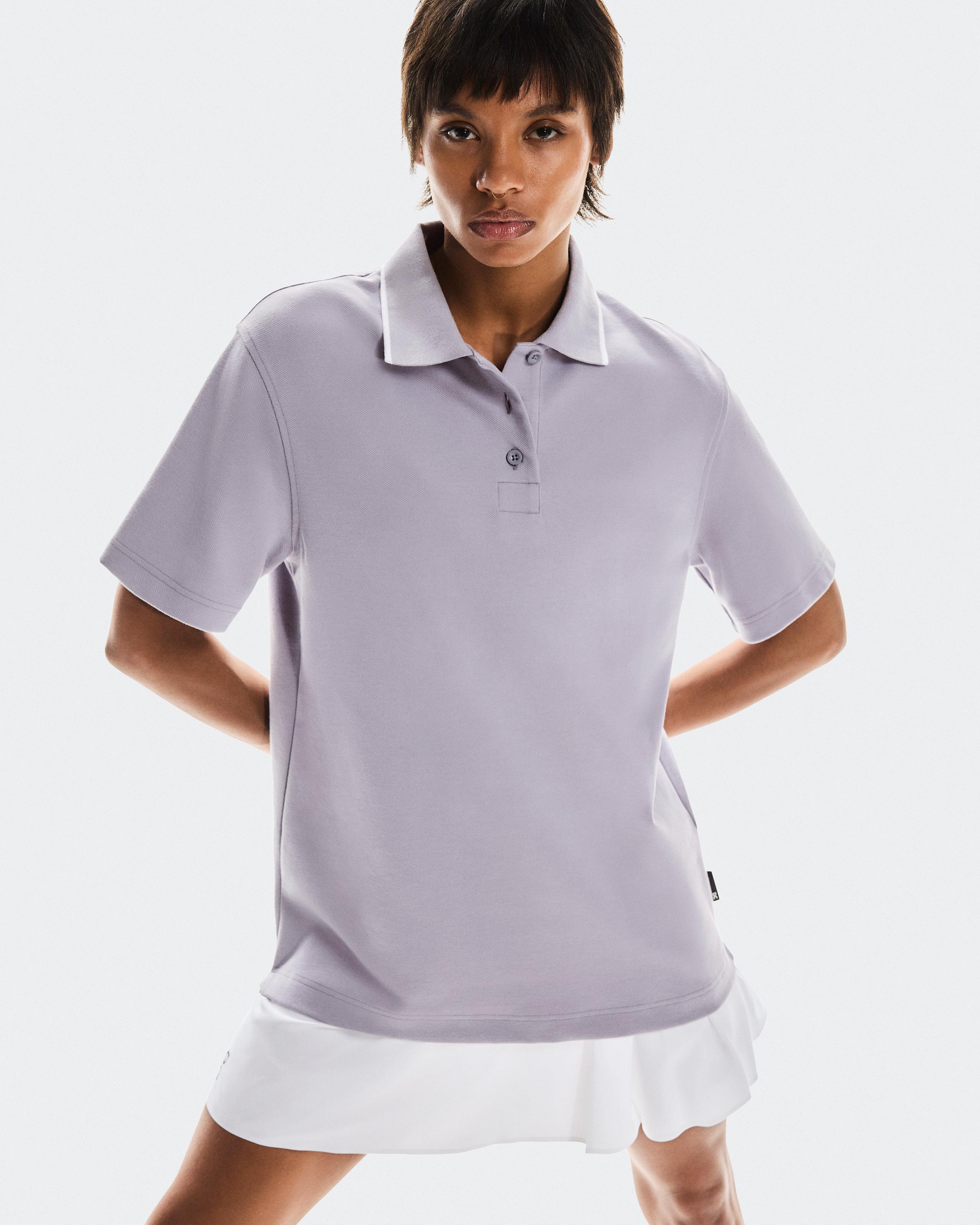 Женское поло On Courtside Polo, Lilac — фото 3