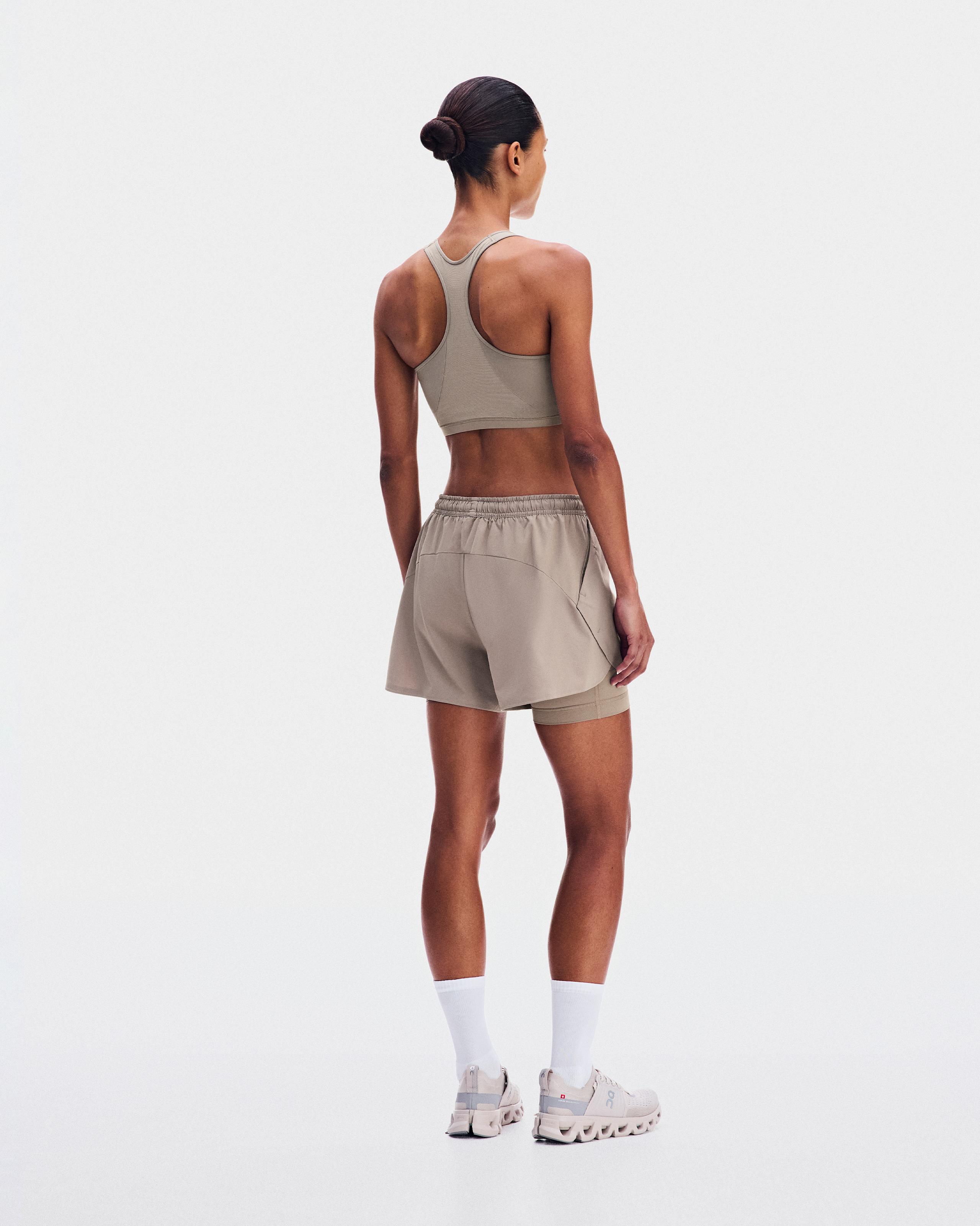 Женские шорты On Train 2-in-1 Shorts, Clay — фото 3