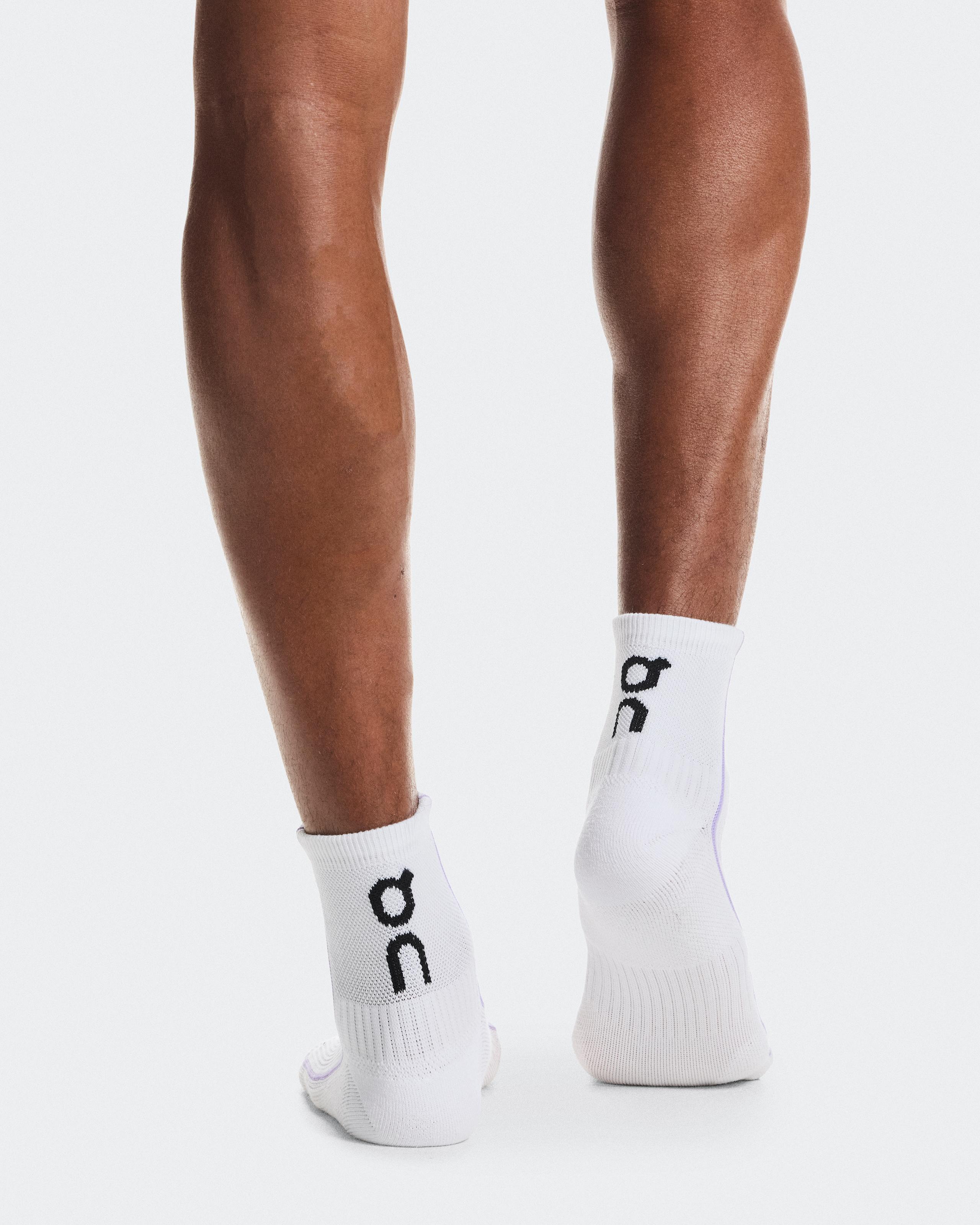 Носки Court Sock Mid, белый/нежно-розовый — фото 3