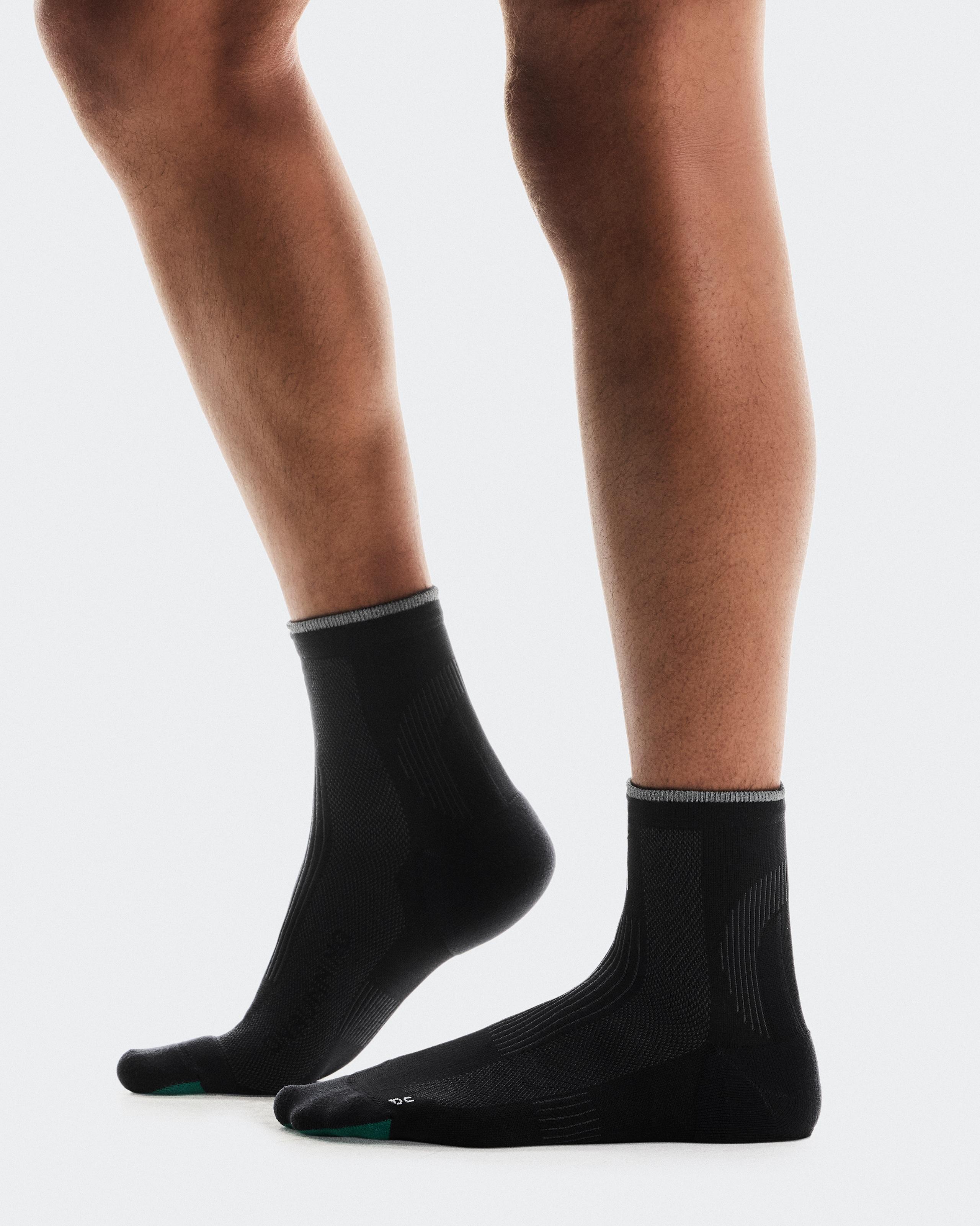 Носки Elite Run Sock Mid, чёрные — фото 2