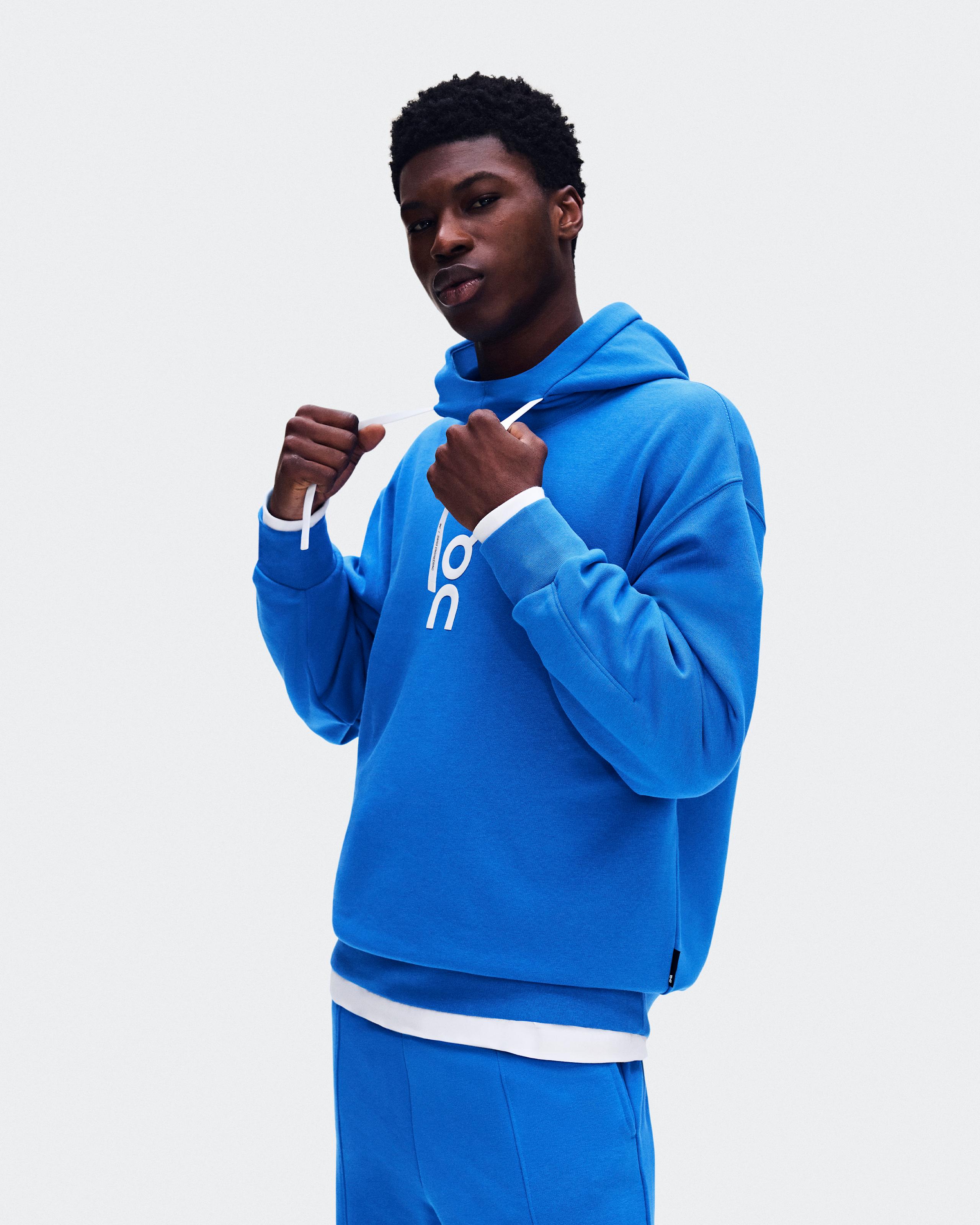 Мужское худи On Club Hoodie, синий Jay — фото 2