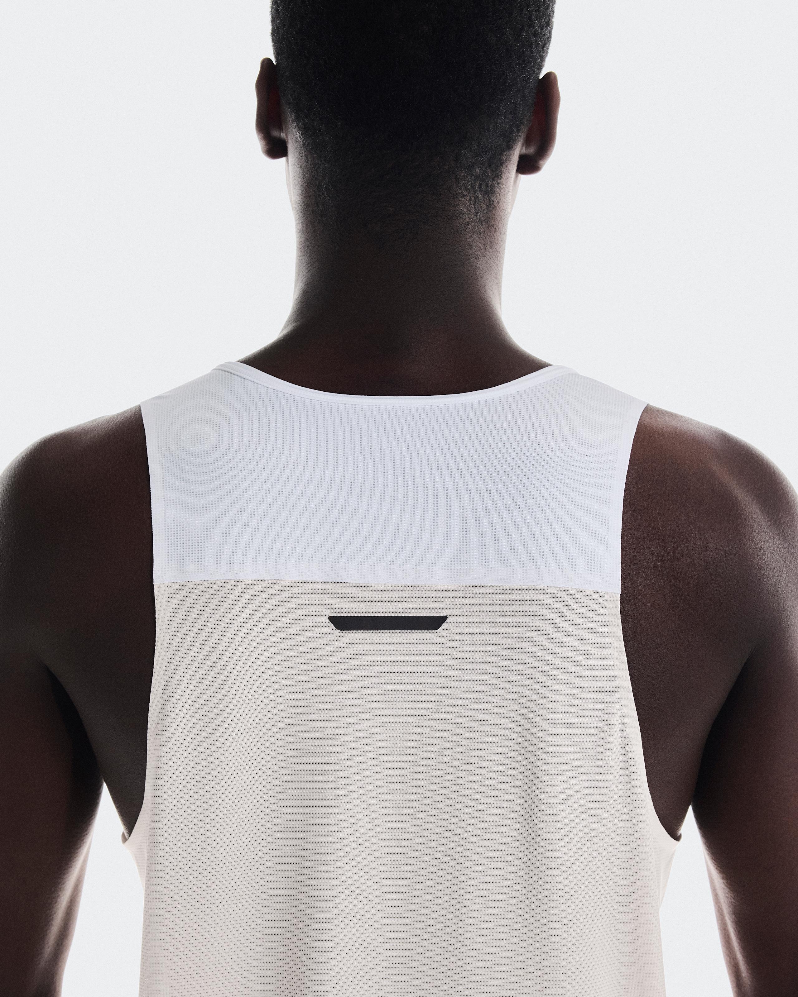 Мужская майка On Performance Tank, White / Silver — фото 5