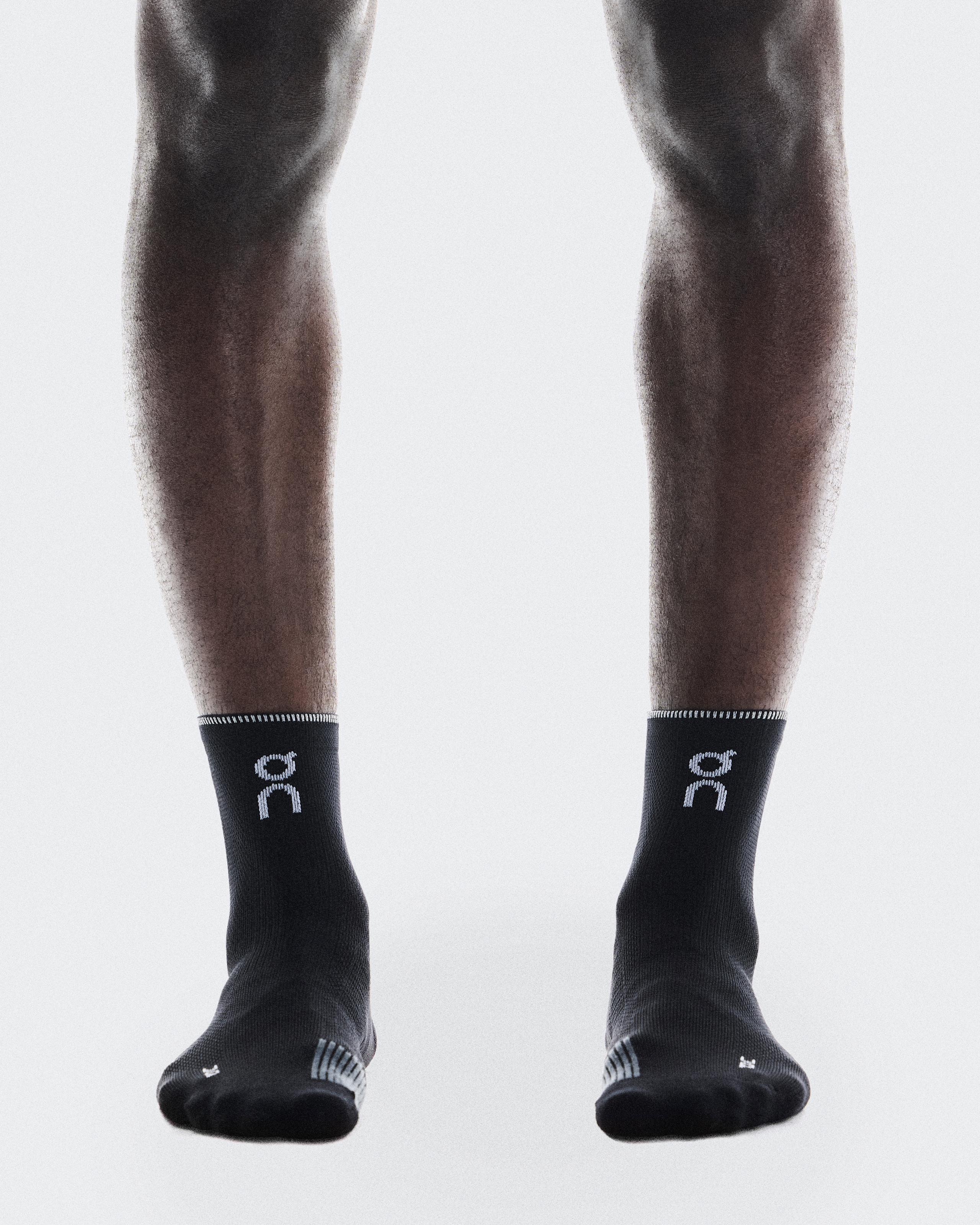 Performance Run Sock Mid Black | Eclipse