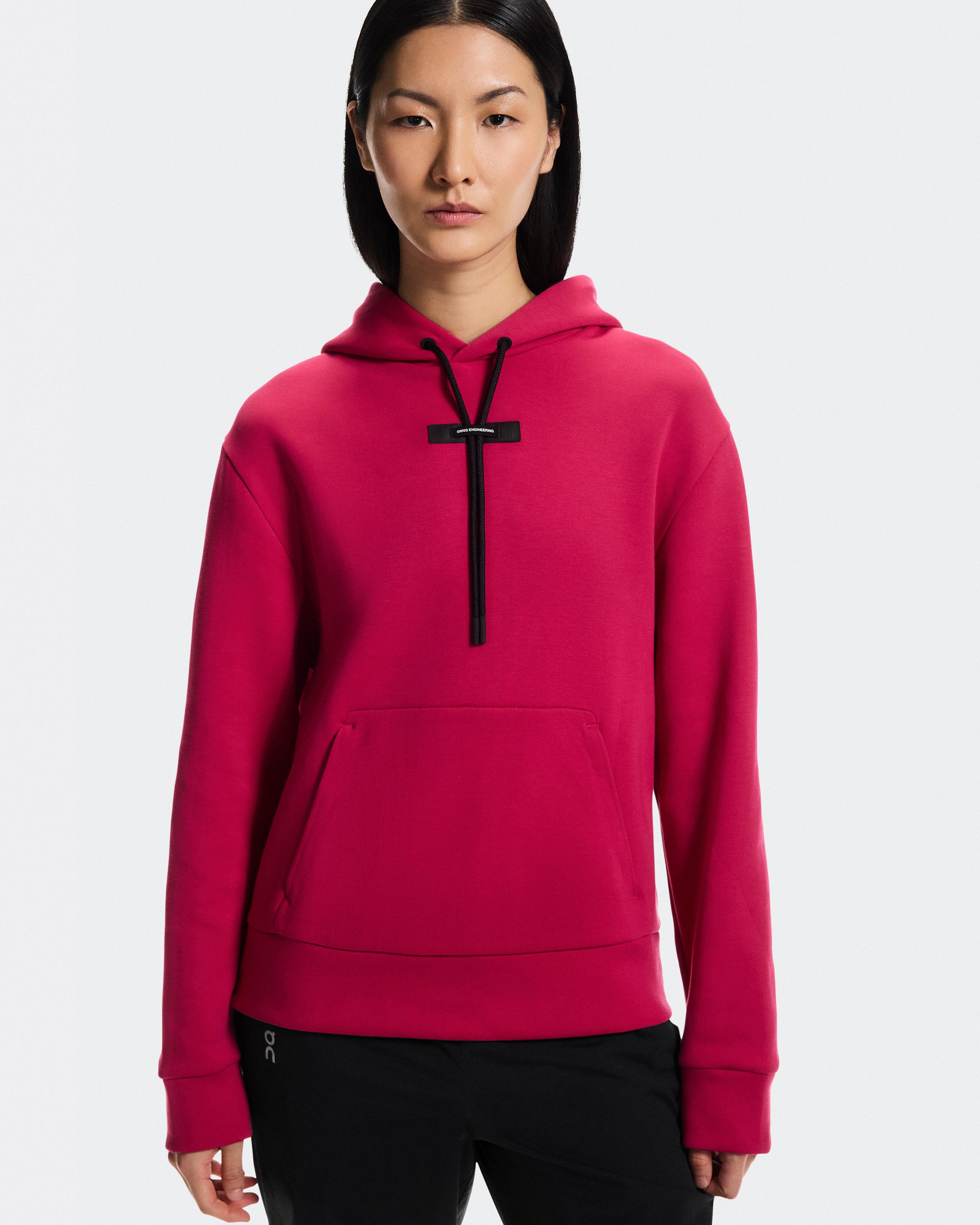Женское худи On Focus Tech Hoodie, Grenadine — фото 3