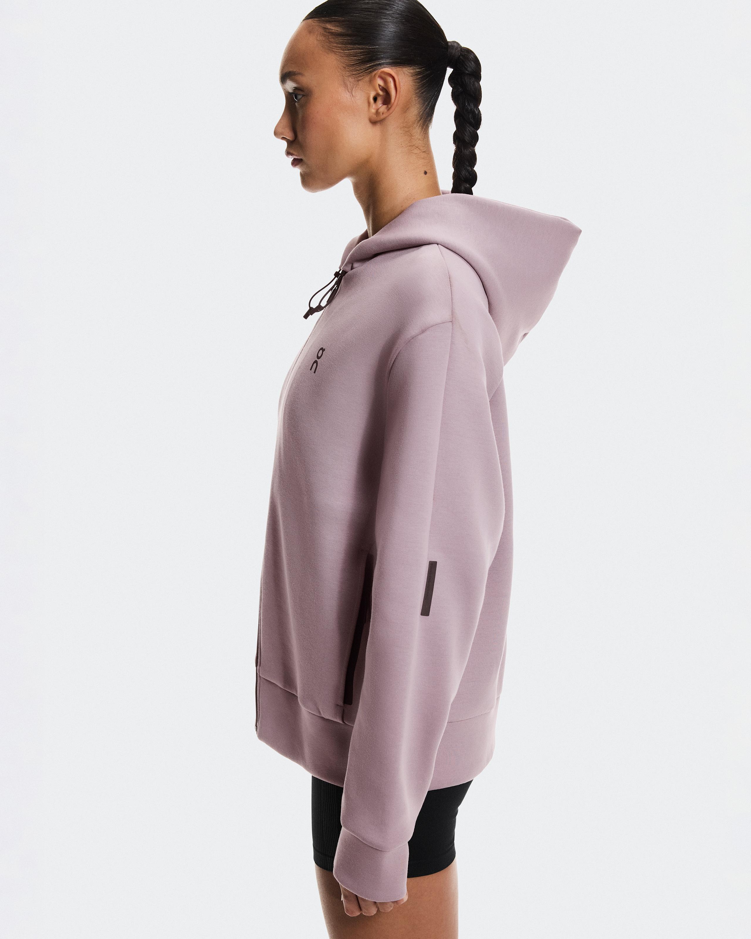 Женская худи On Focus Tech Zip Hoodie, Heron — фото 6