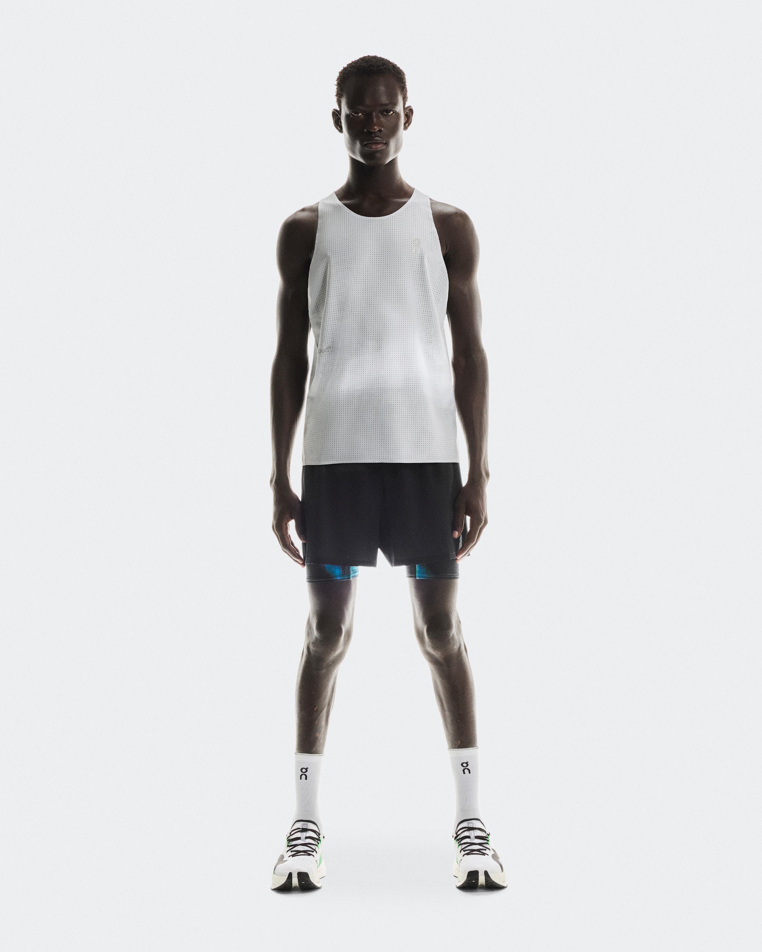 Мужские шорты On Pace Shorts, Black / Horizon — фото 1