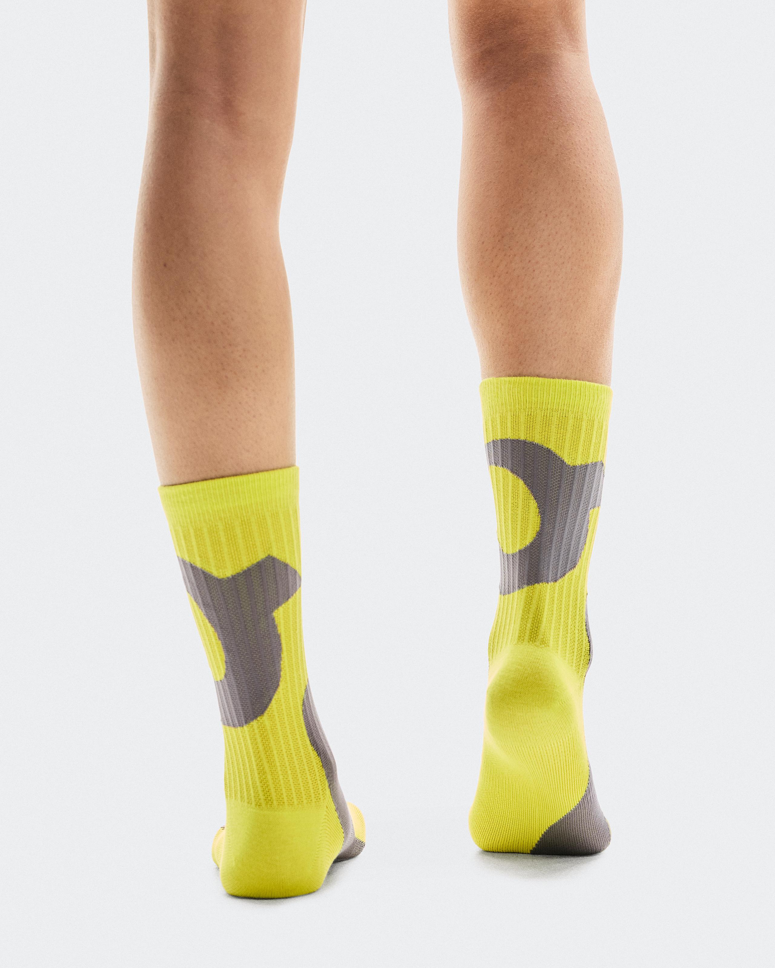 Носки Liquid Logo Sock High 2P, лайм/тёмное затмение (2 пары) — фото 3