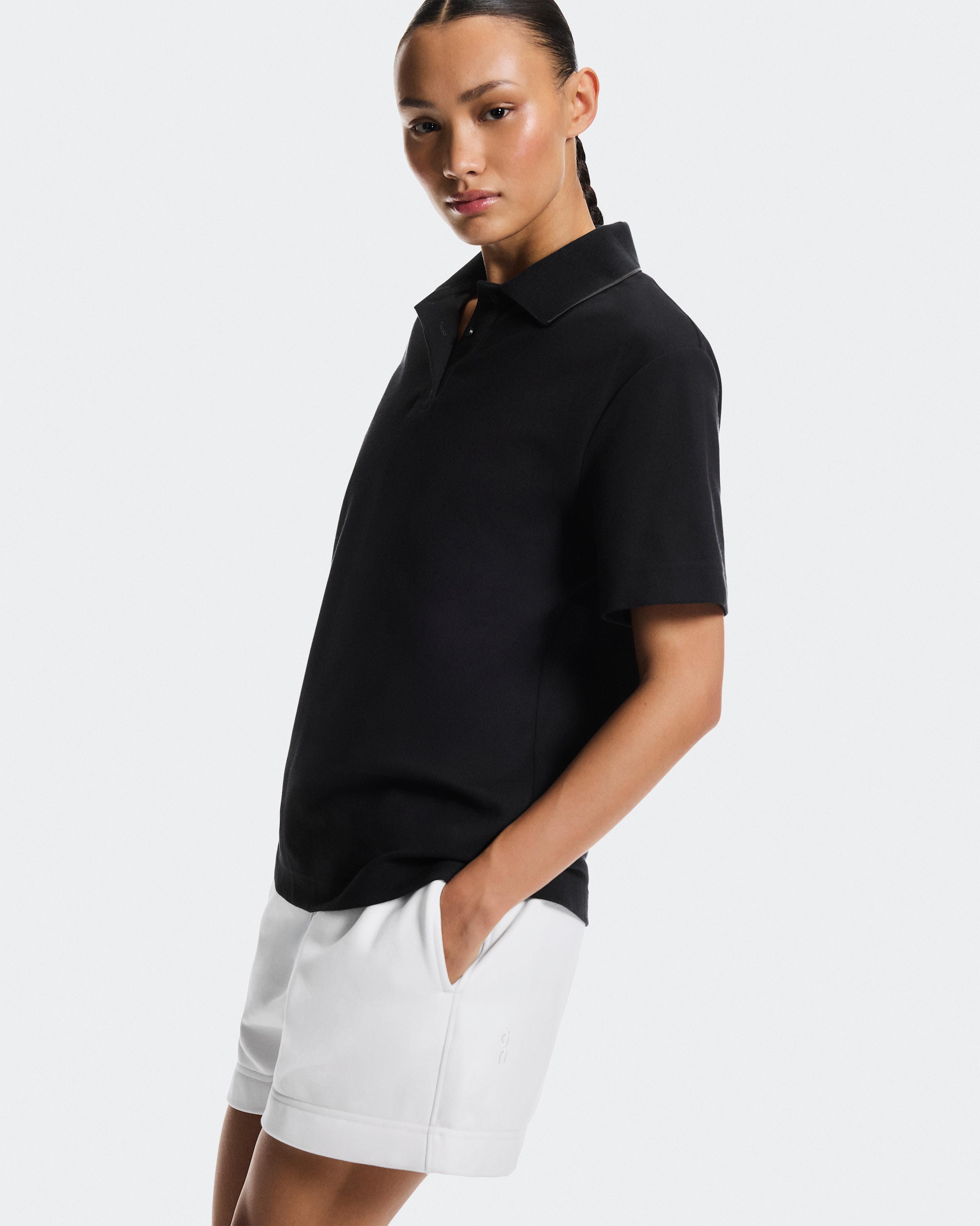 Женское поло On Courtside Polo, Black / Eclipse — фото 7