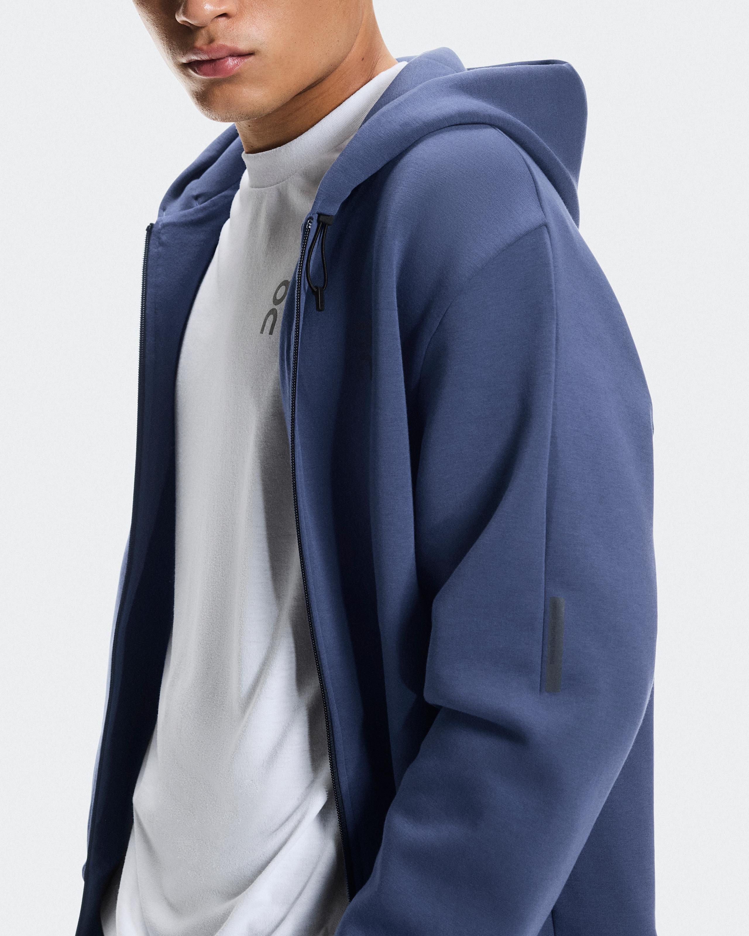 Мужское худи на молнии On Focus Tech Zip Hoodie, Acai — фото 4