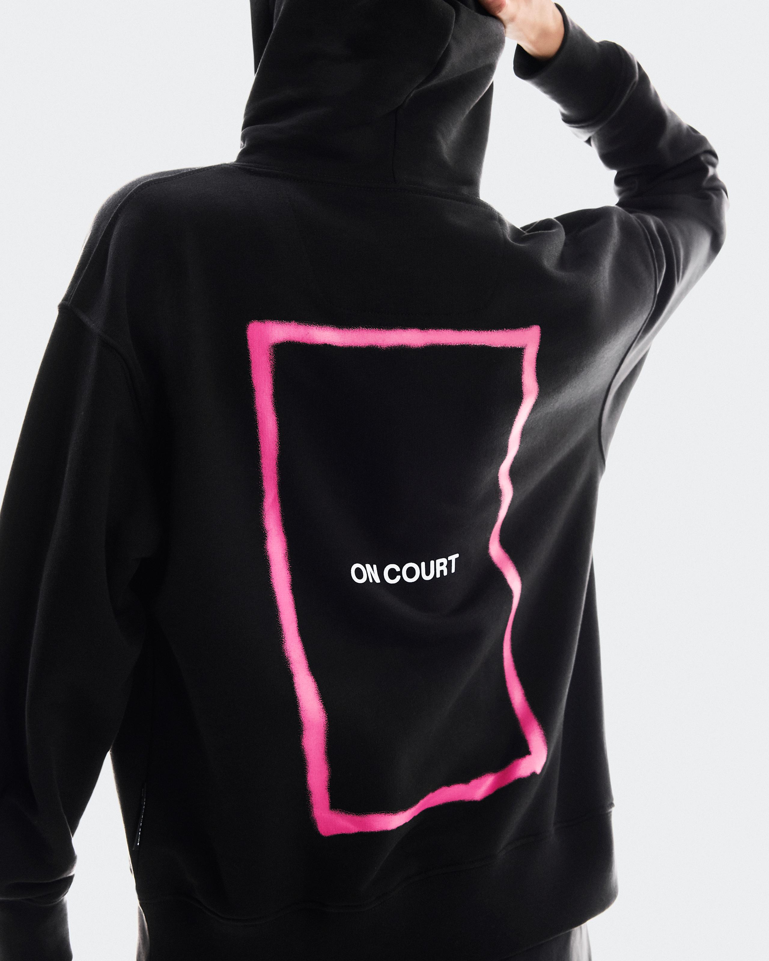 Женская худи On Club Hoodie Tennis, Black — фото 5