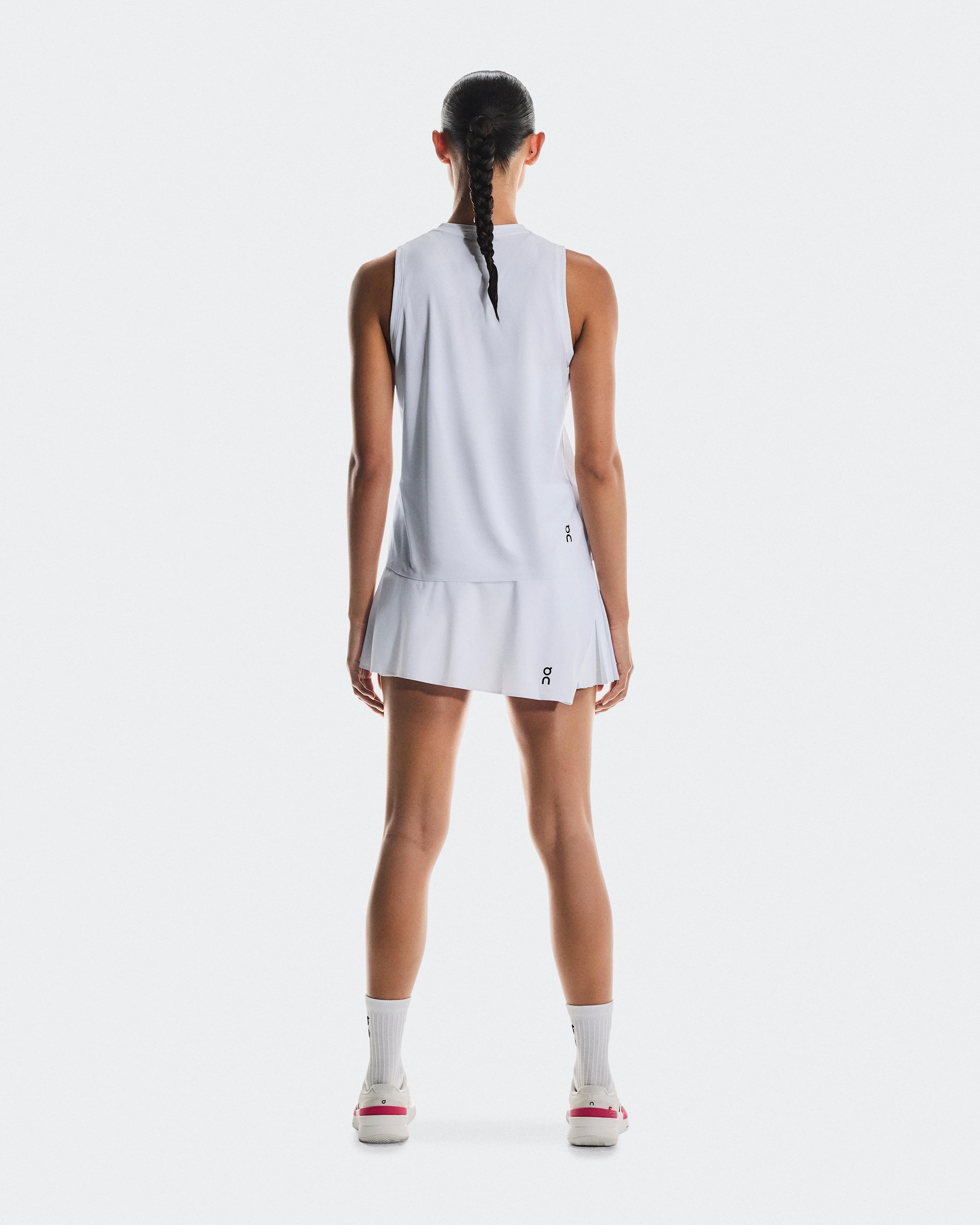 Женская юбка On Court Skirt Side Pleat, White — фото 2