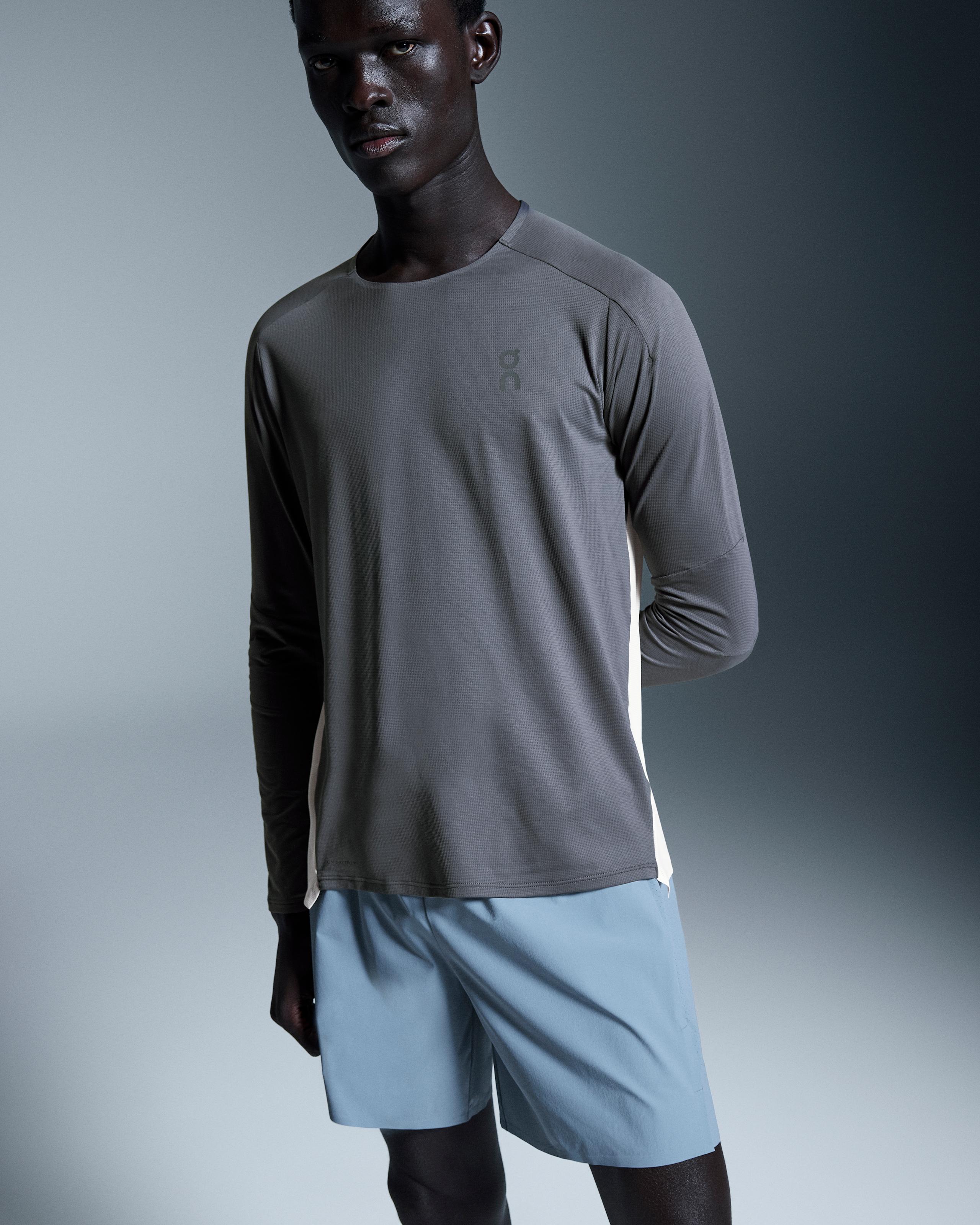 Шорты мужские On 7" Performance Shorts, цвет серо-голубой (Chambray) — фото 3