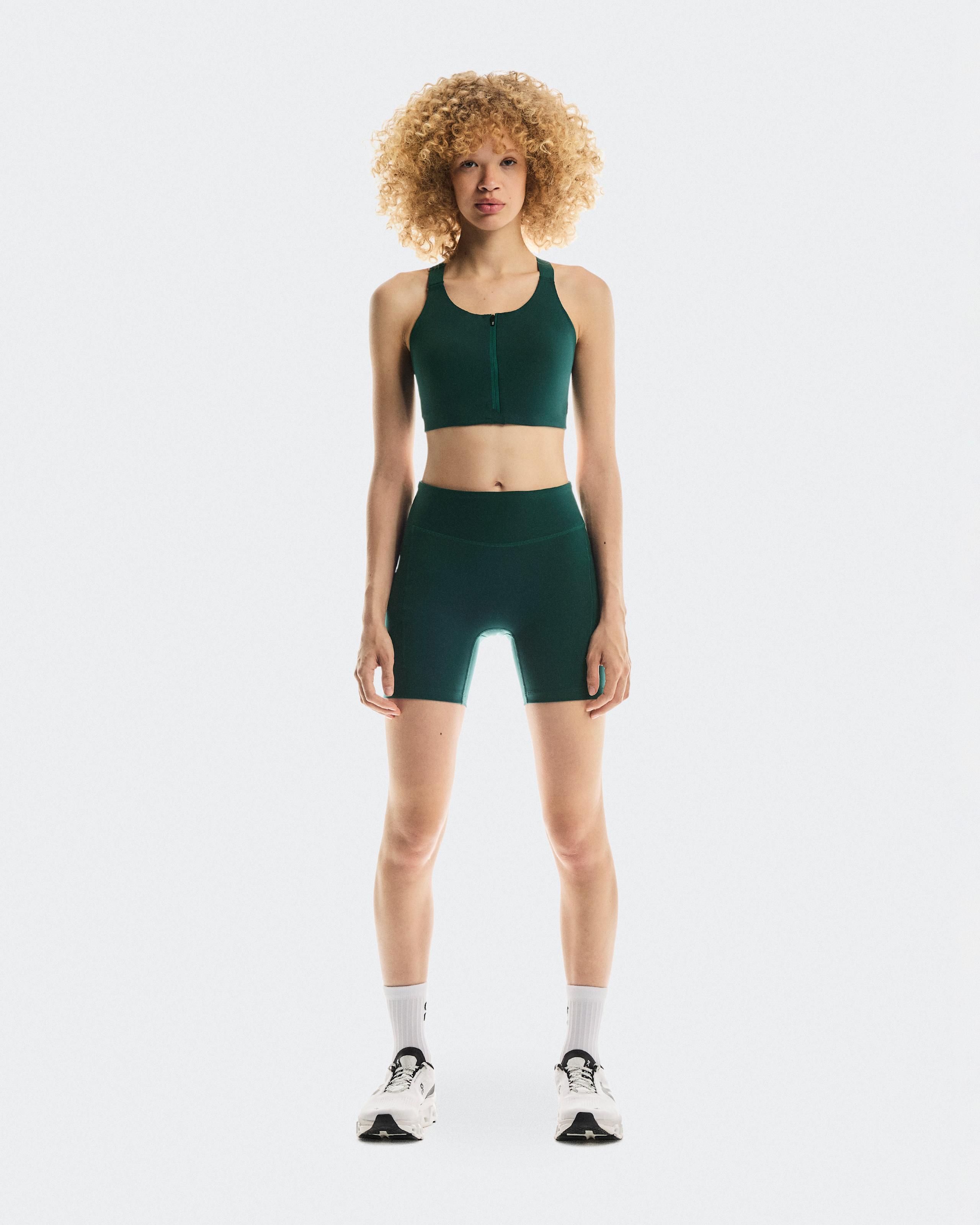 Endurance Bra Zip Spirulina