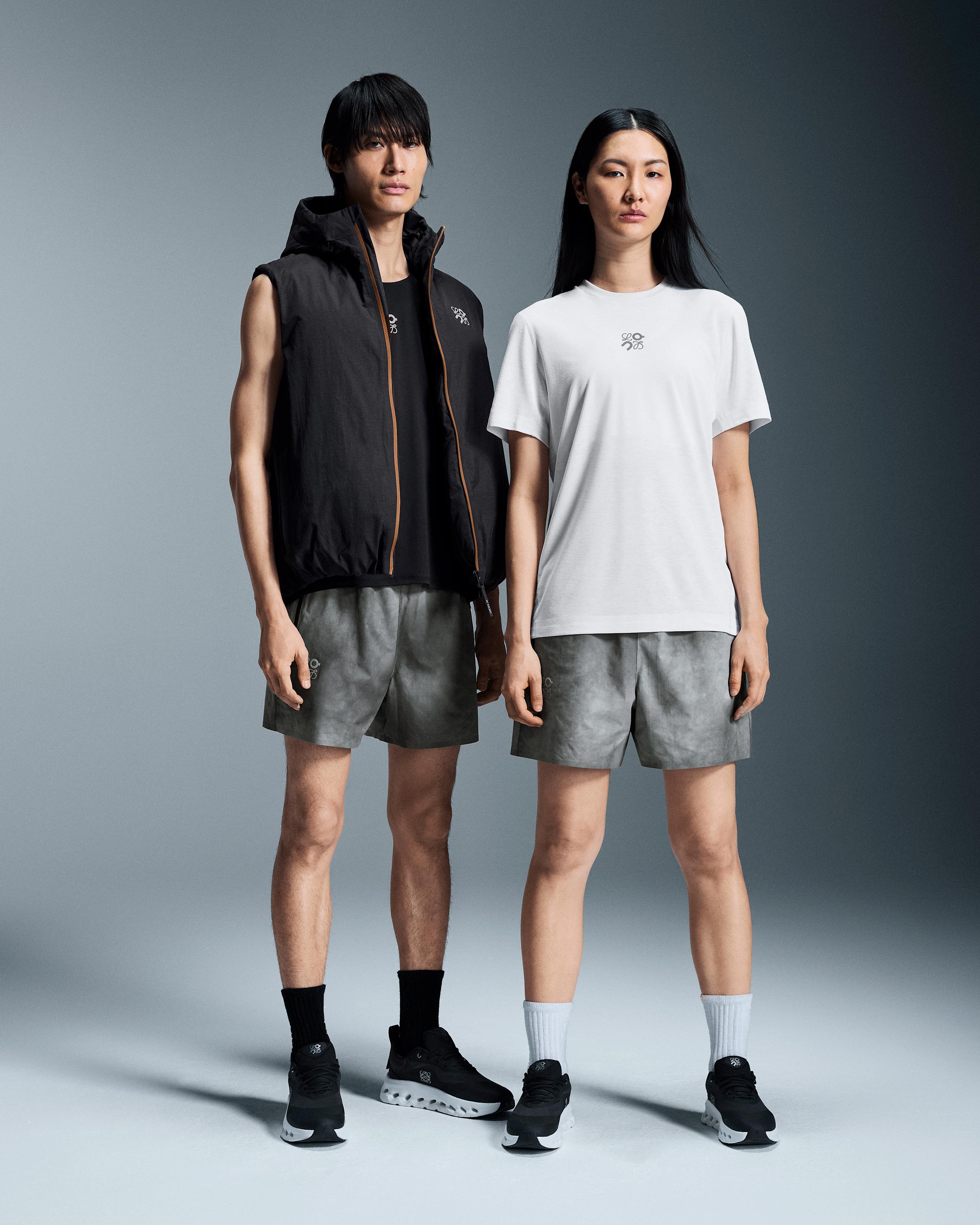 Short Length Shorts LOEWE Grey | Multicolor