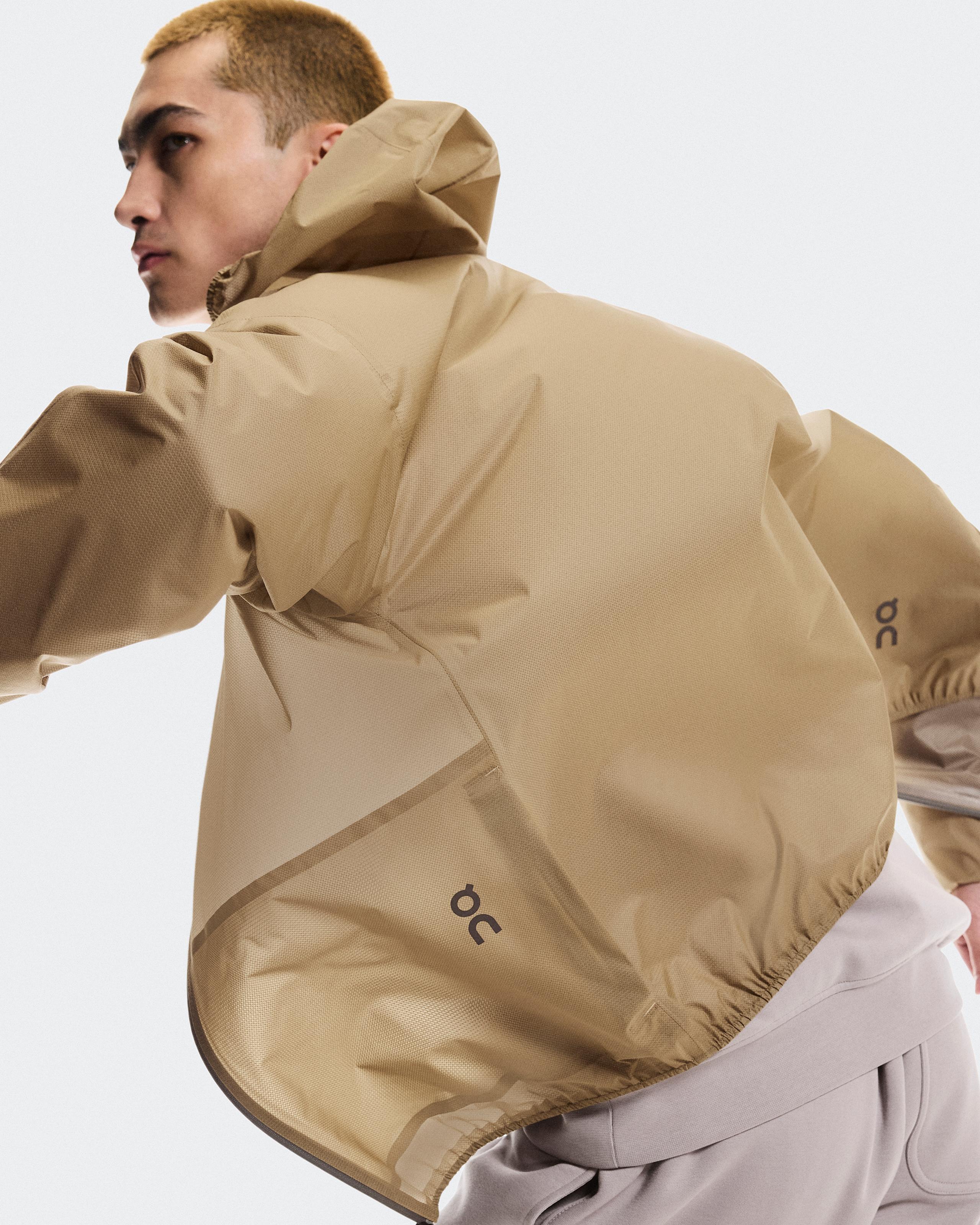 Мужская куртка On Explore Lightweight Waterproof Jacket, Chai — фото 6