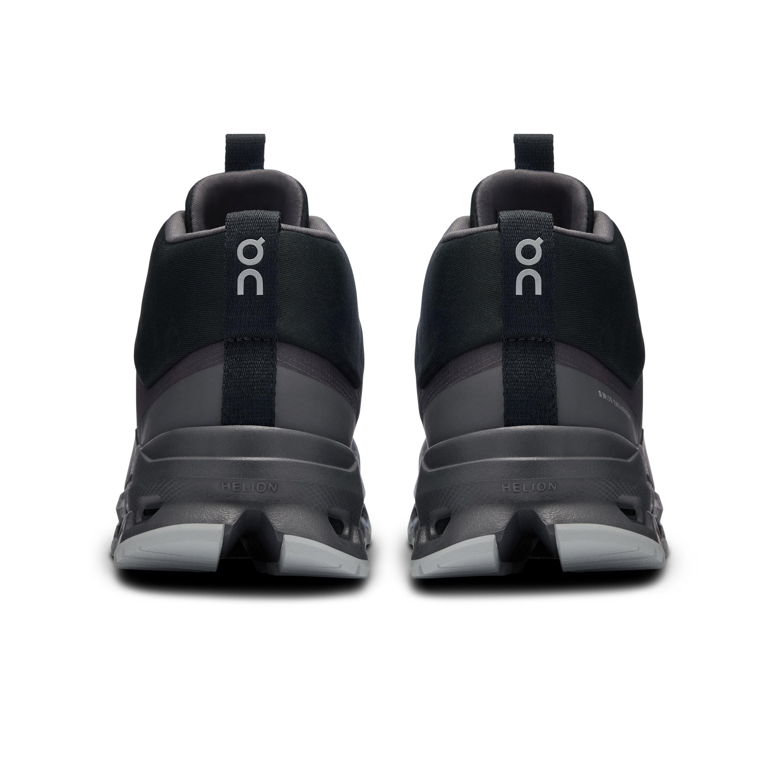 Кроссовки On Cloudhero Mid Waterproof, чёрные с графитовым — фото 5