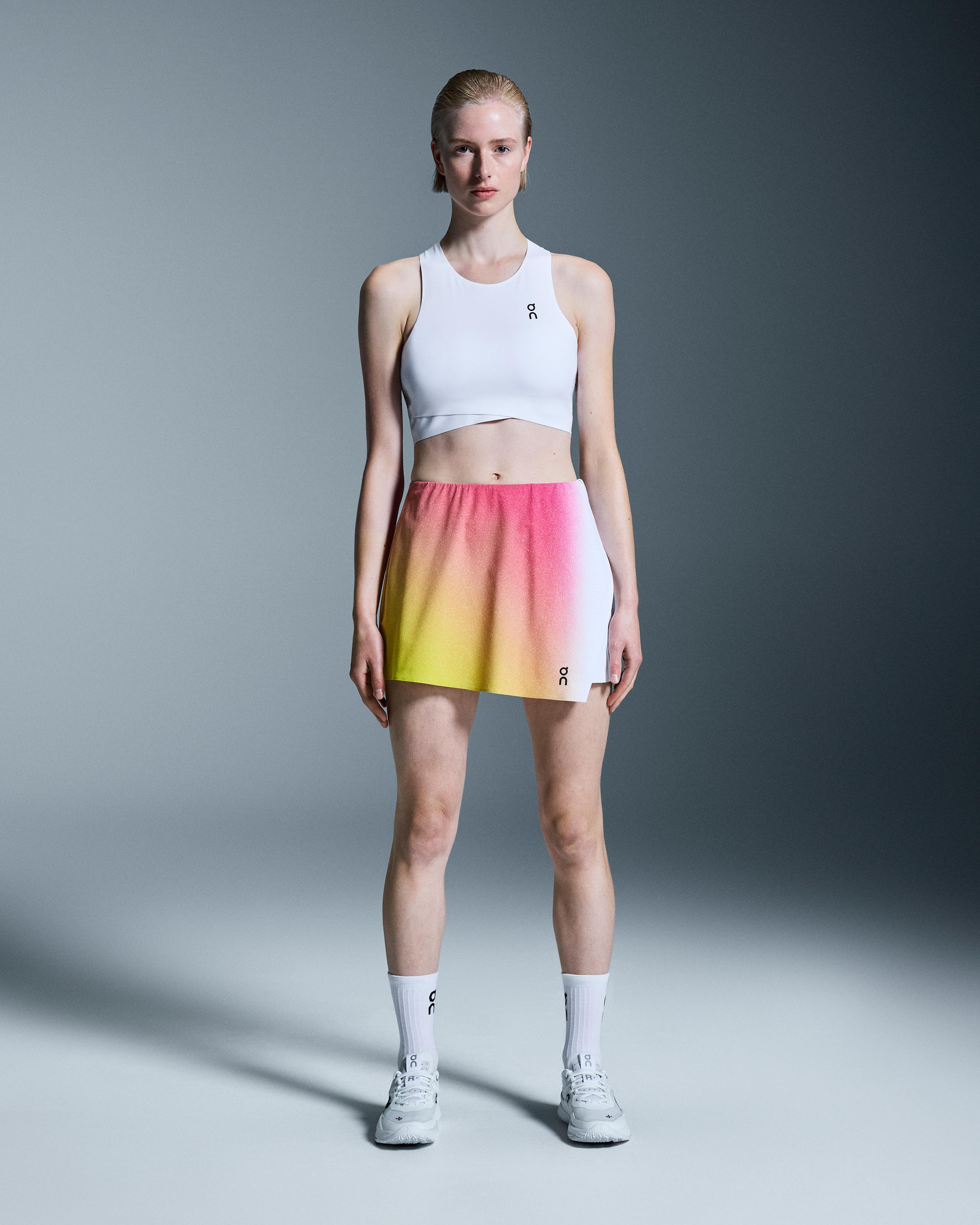 Court Crop Top White