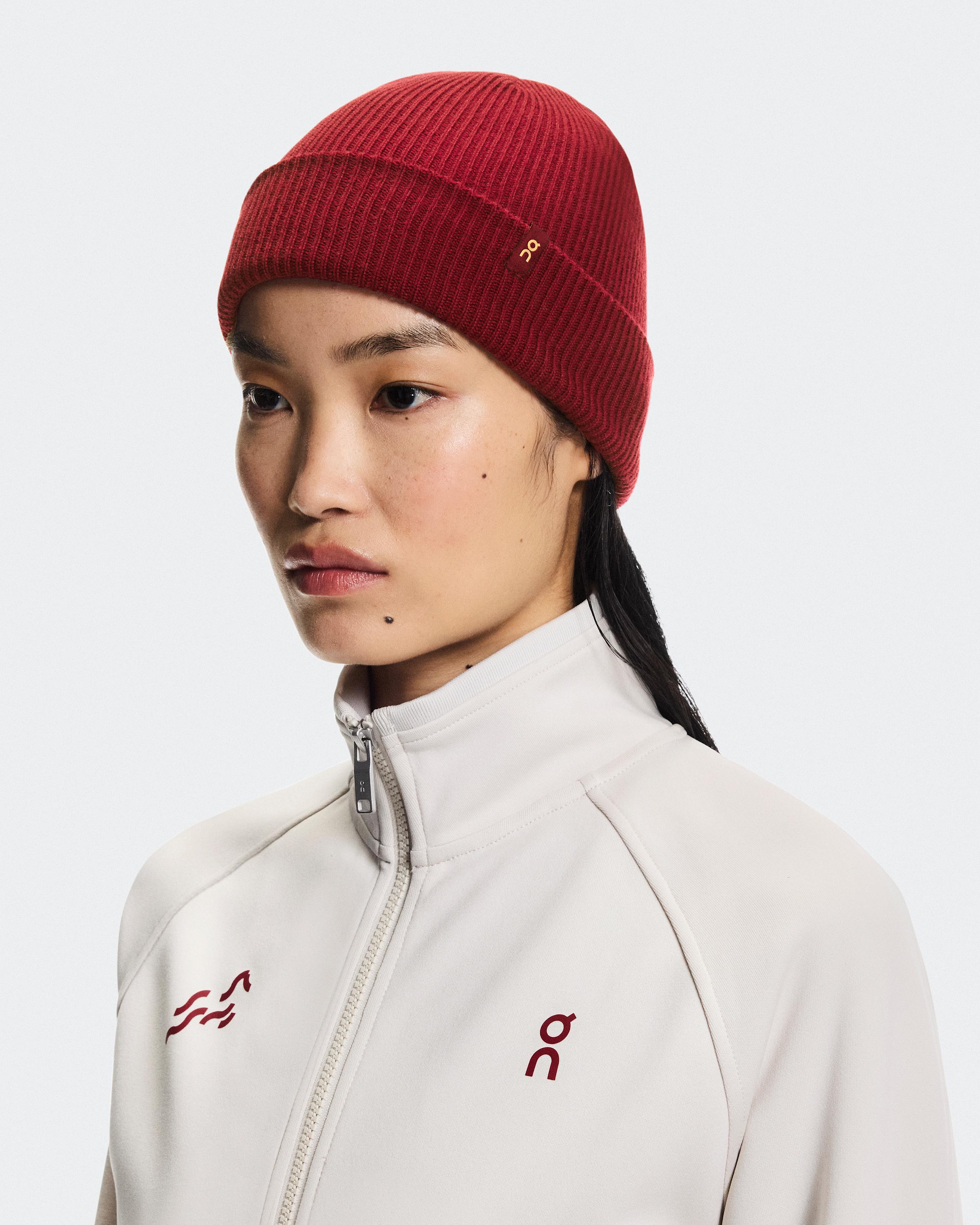Шапка Merino Beanie Year of the Horse, сиена — фото 2