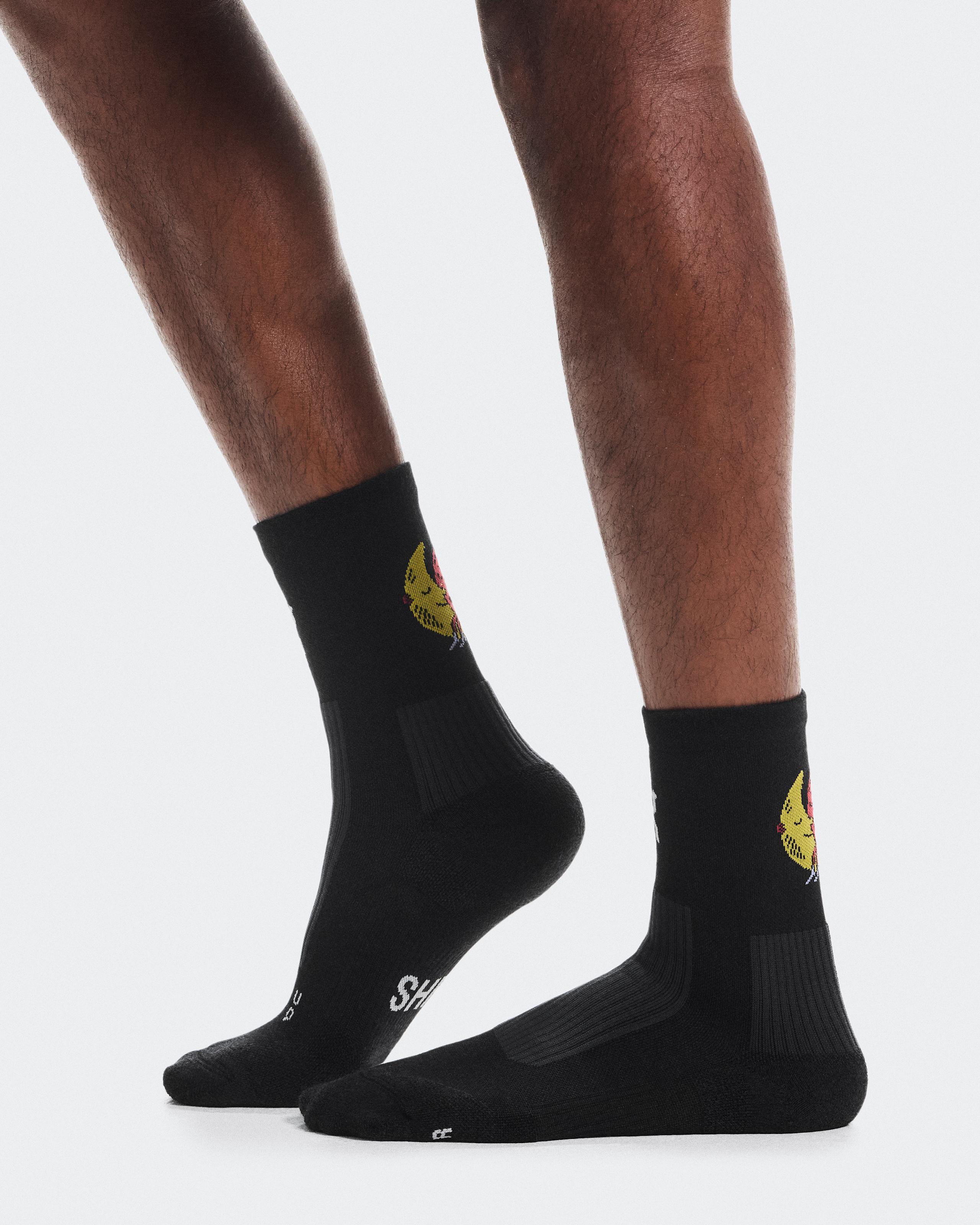 Носки Merino Sock SHF, чёрные — фото 2