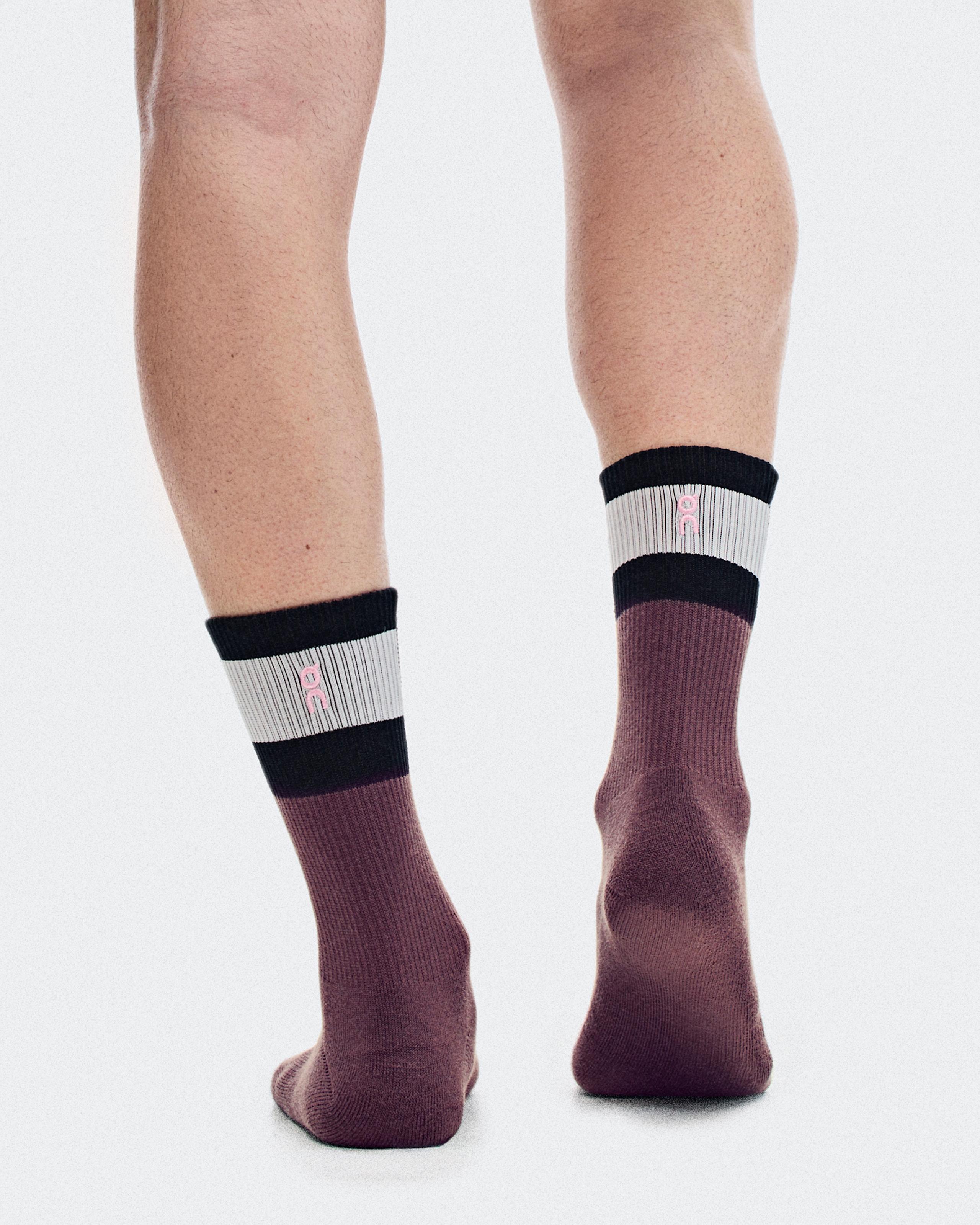 Носки On Courtside Sock High 2P, Ivory / Mulberry — фото 3