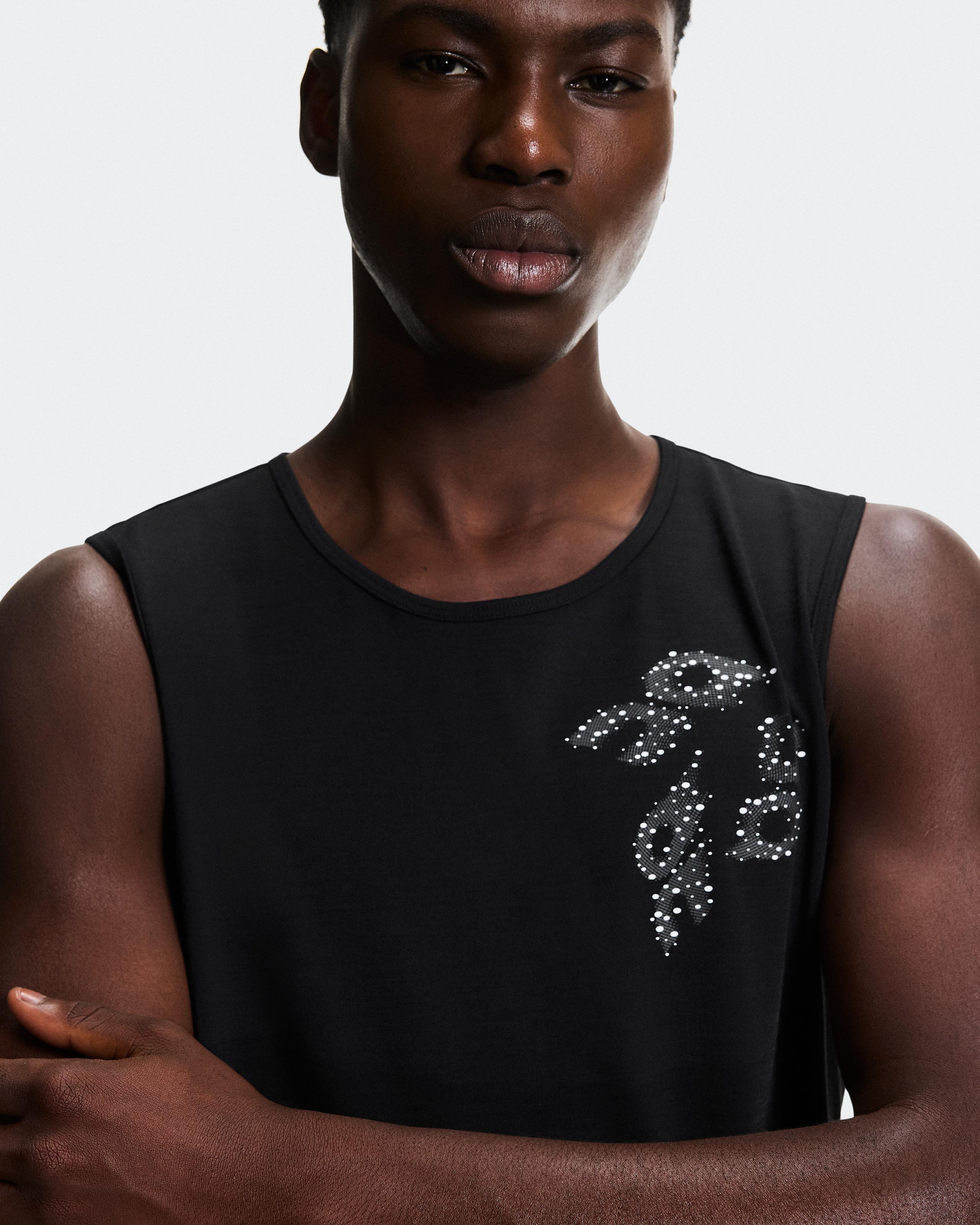 Мужская майка On Run Tank, Black — фото 5