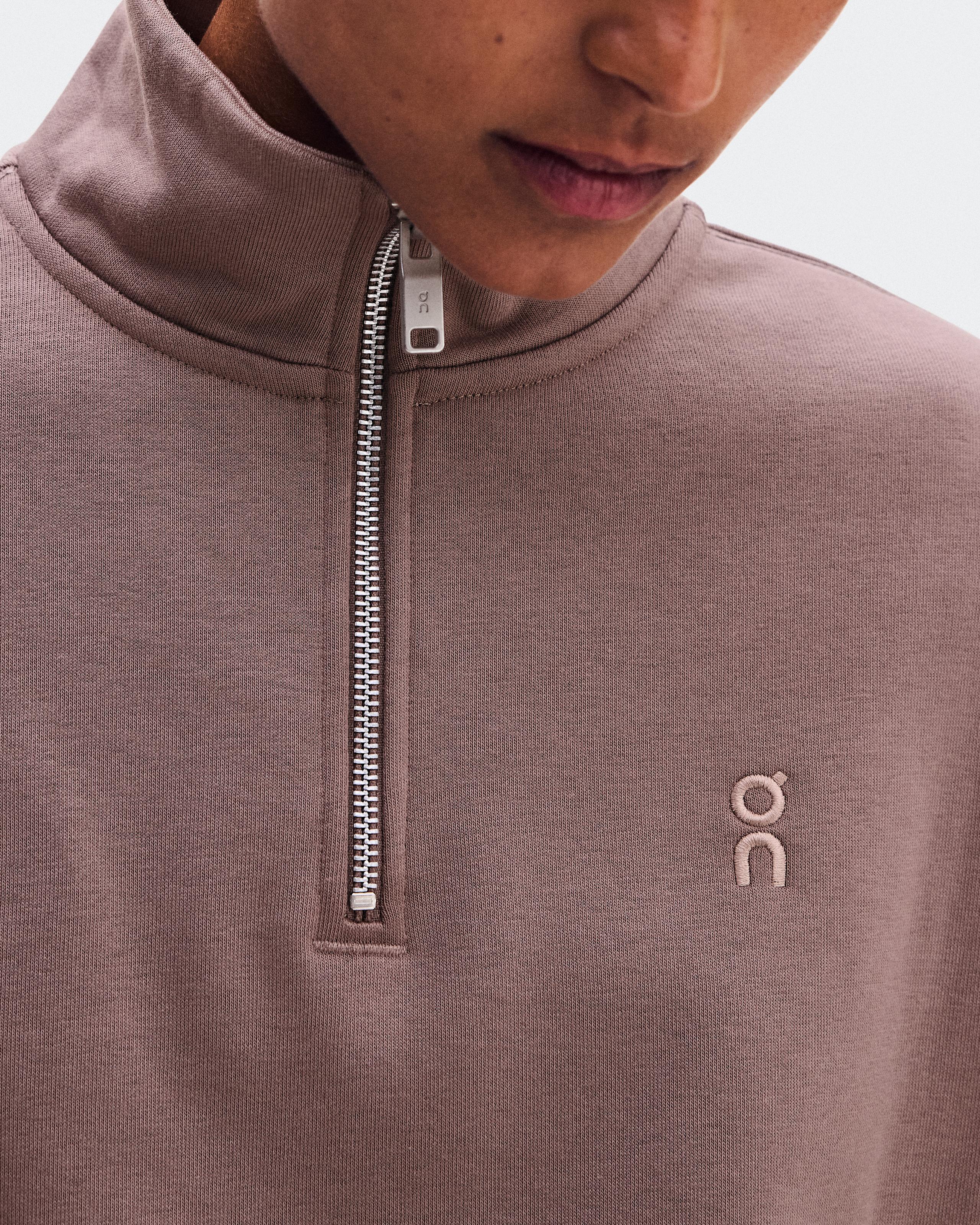 Женская кофта On Club Collective 1/4 Zip, Clove — фото 4