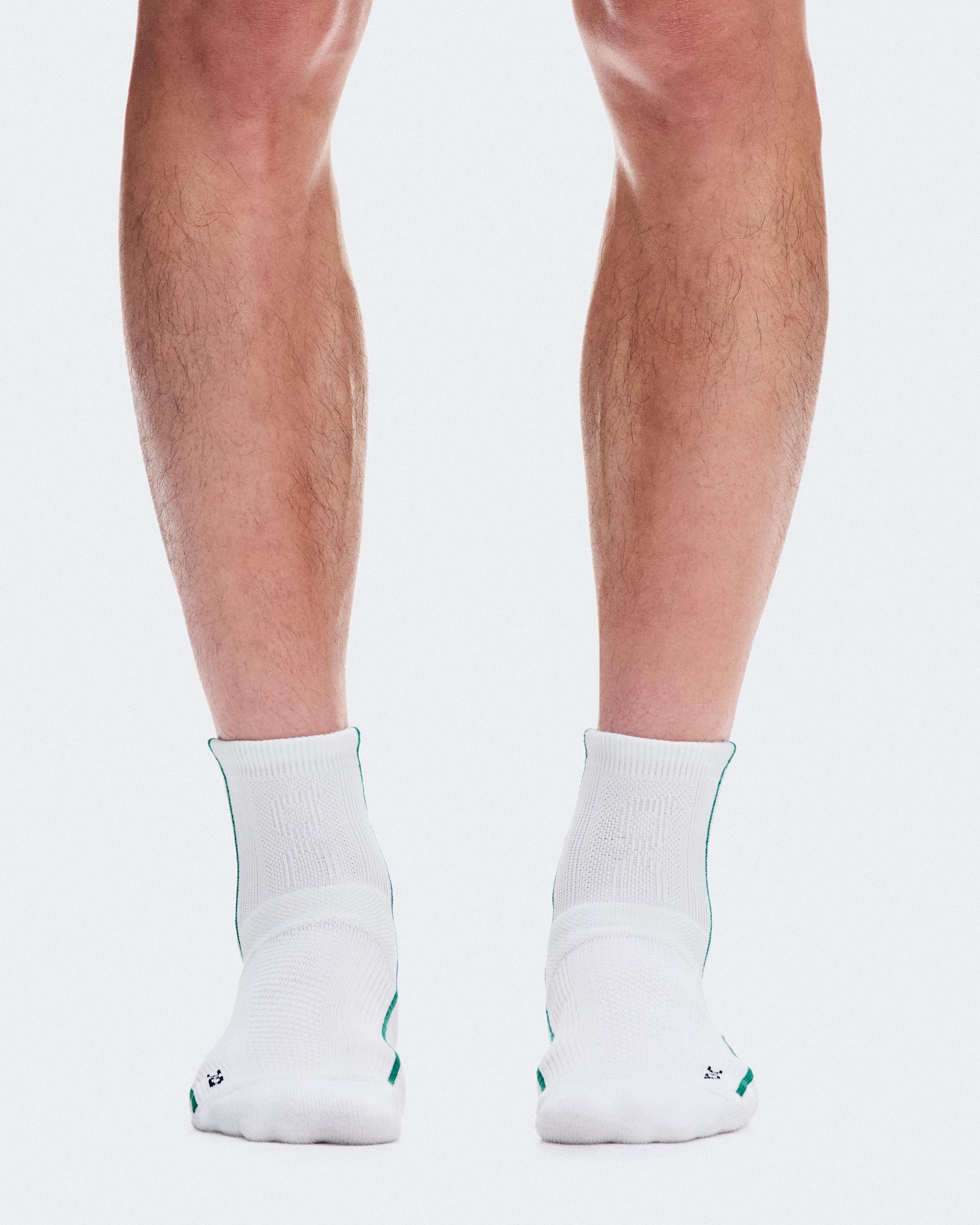 Court Sock Mid White | Neem