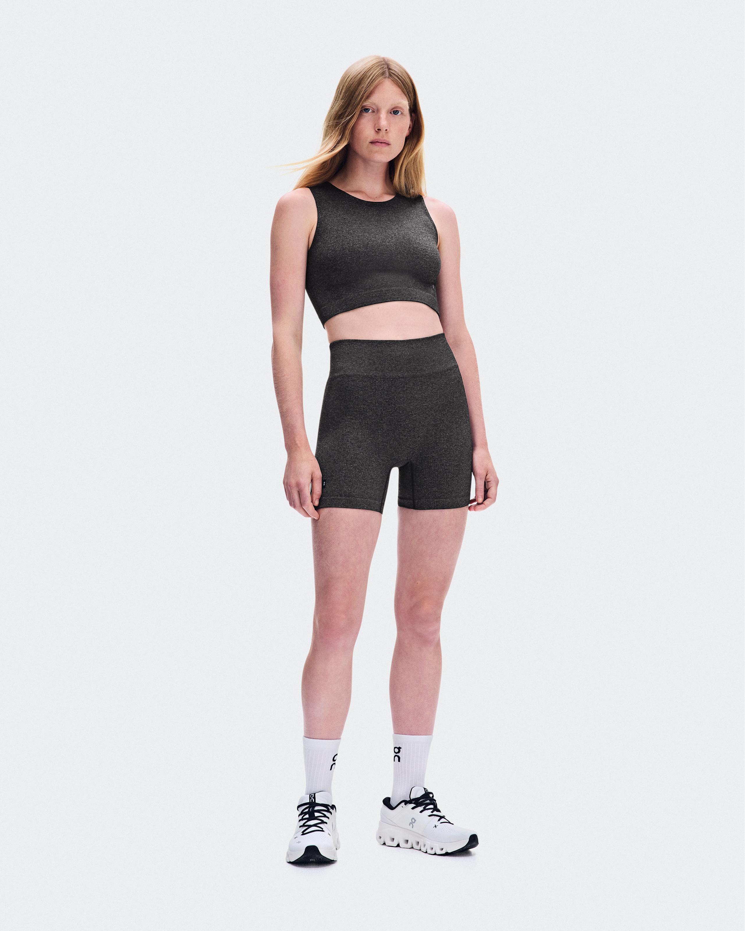 Studio Knit Shorts Ember Heather